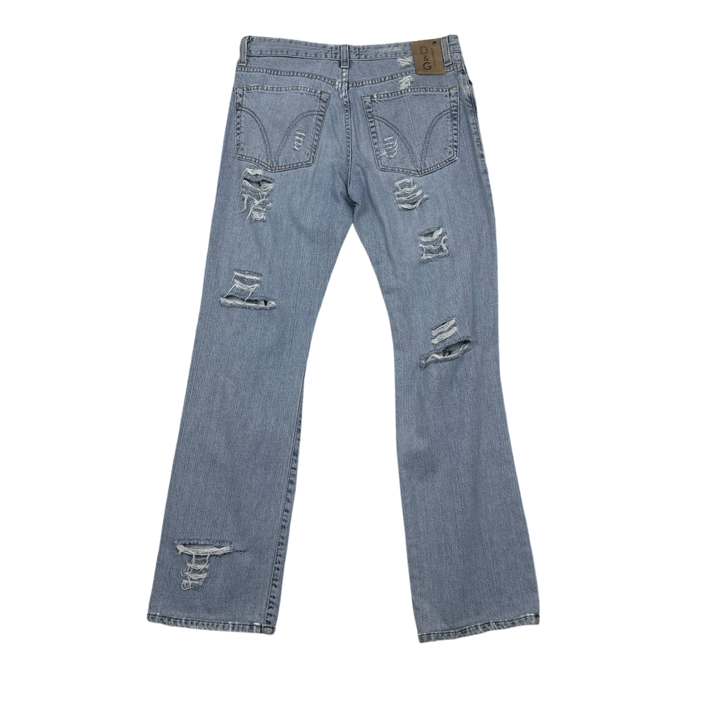 Dolce & Gabbana 00s Ripped Jeans (Size 32”)
