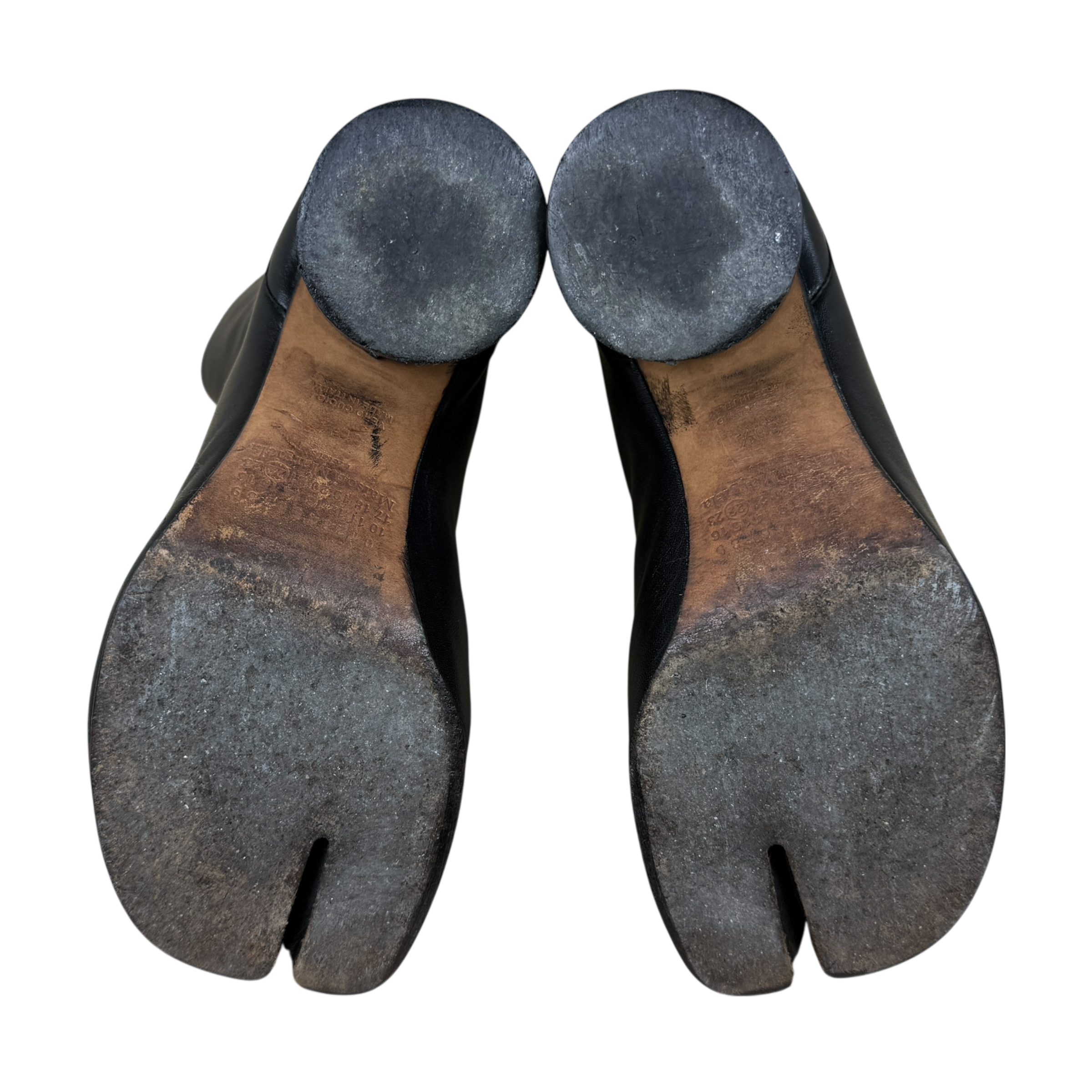 Maison Margiela 80mm Leather Tabi Boots Black (Size EU36.5)