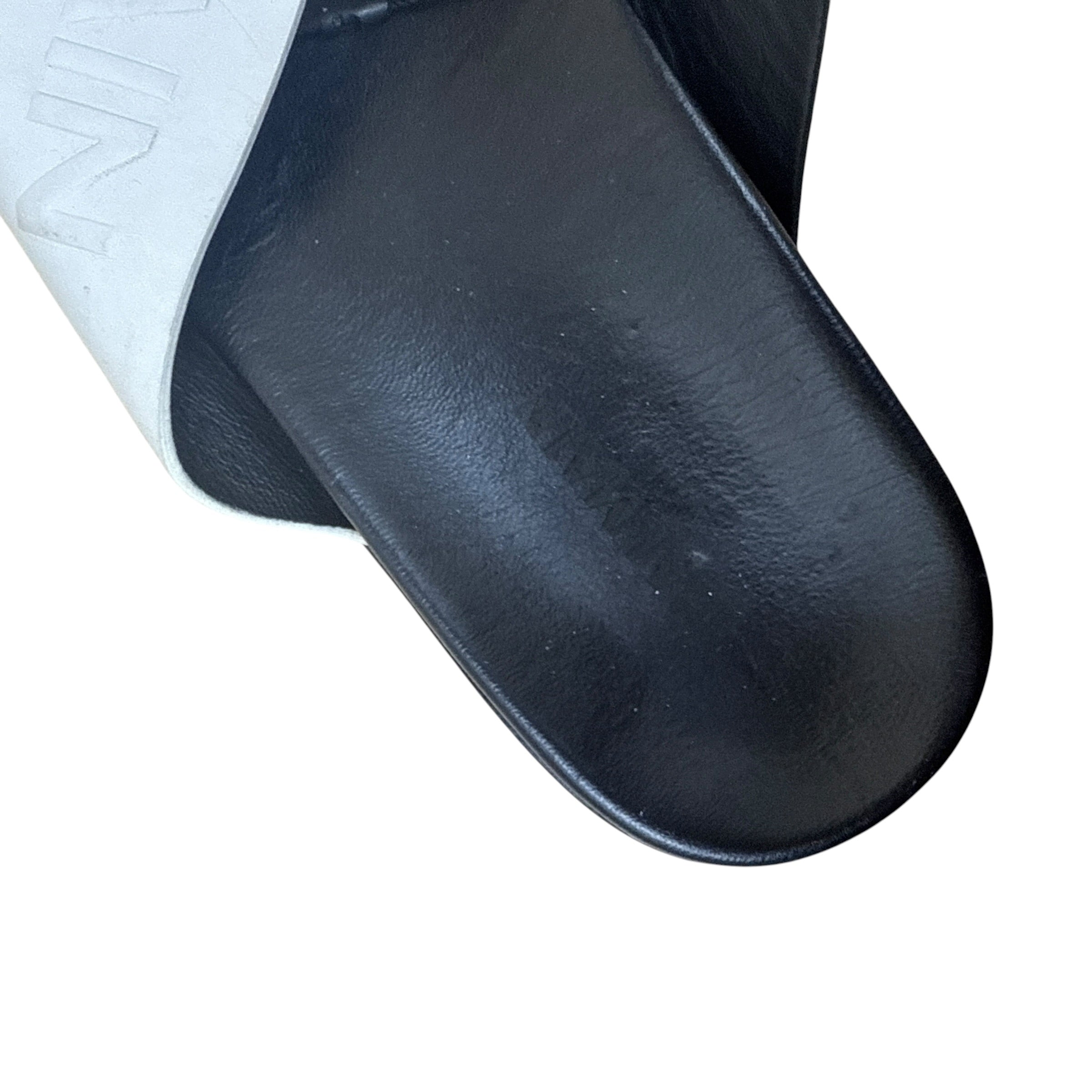 Balmain Leather Embossed Sandals Black (Size EU39)