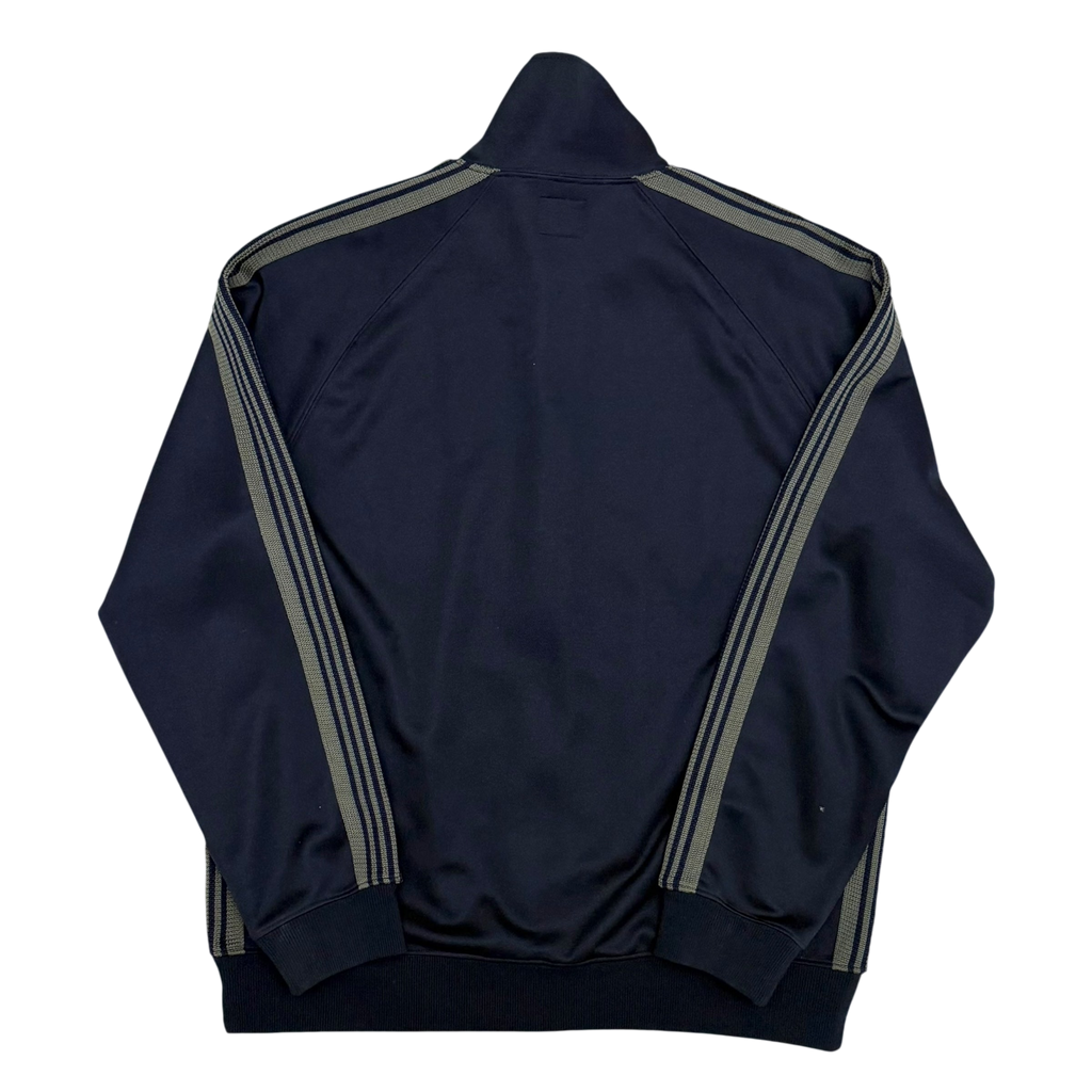 Needles Poly Smooth Track Jacket Navy / Grey (Size L)