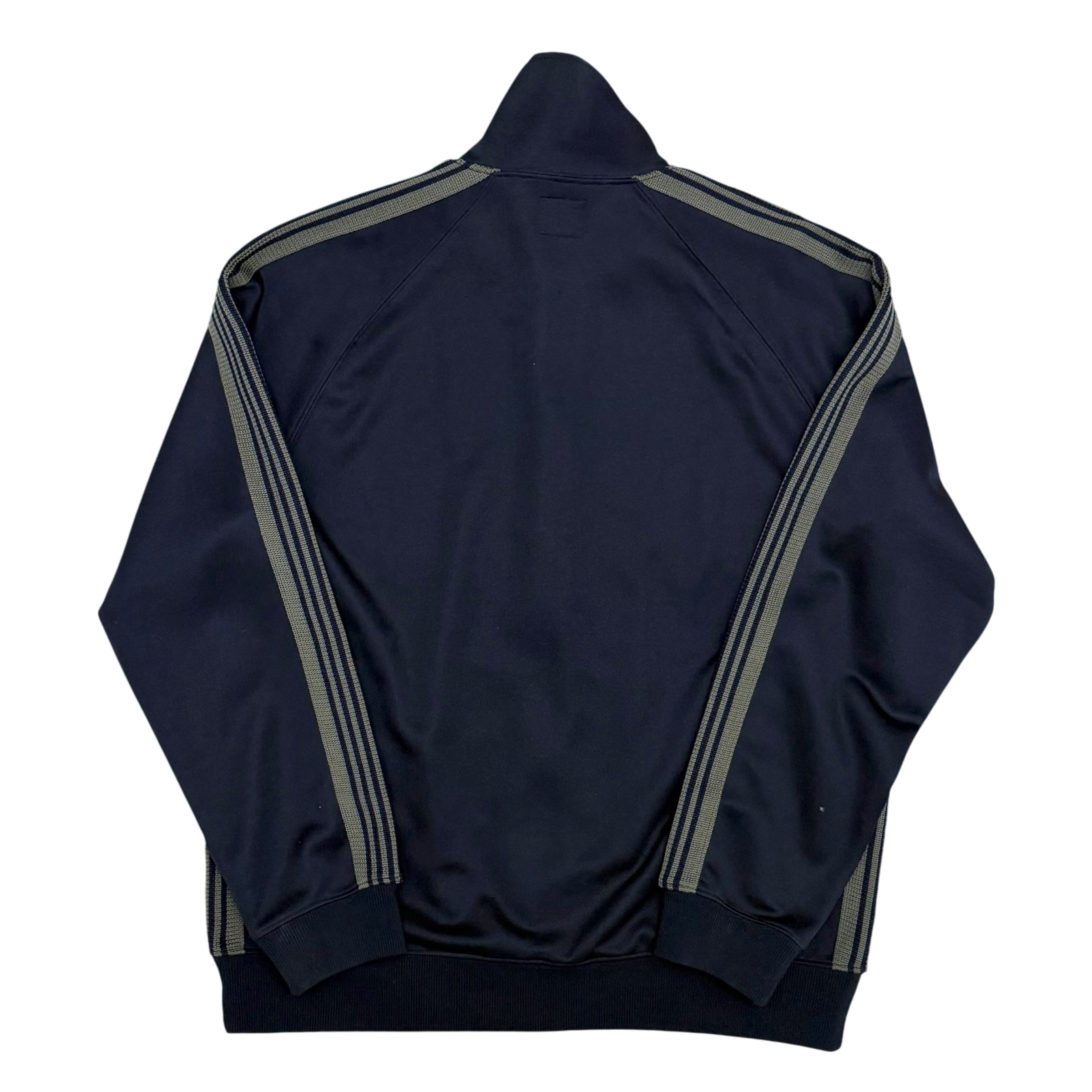 Needles Poly Smooth Track Jacket Navy / Grey (Size L)