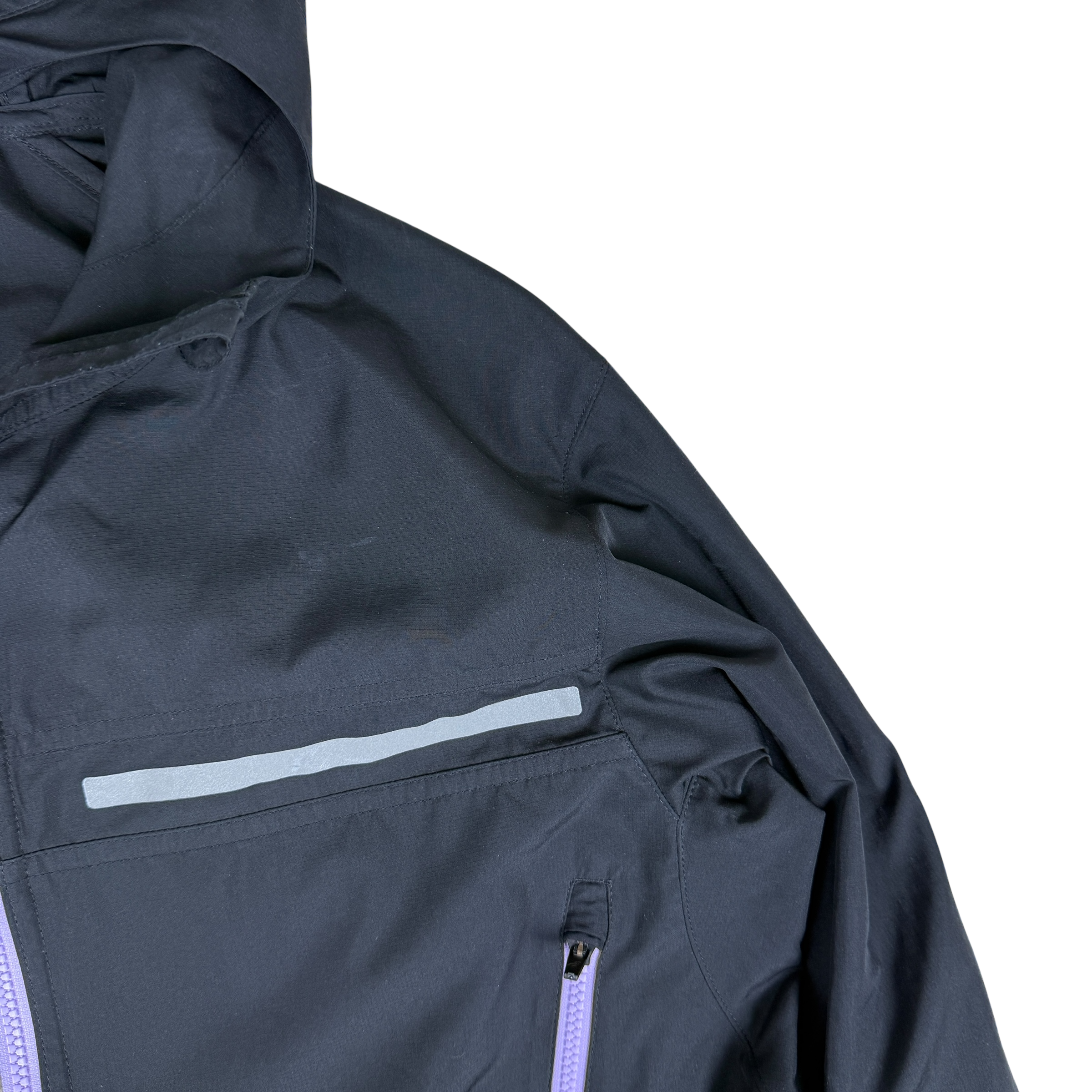 Kiko Kostadinov x ASICS Woven Anorak Jacket Black/Purple (Size M)