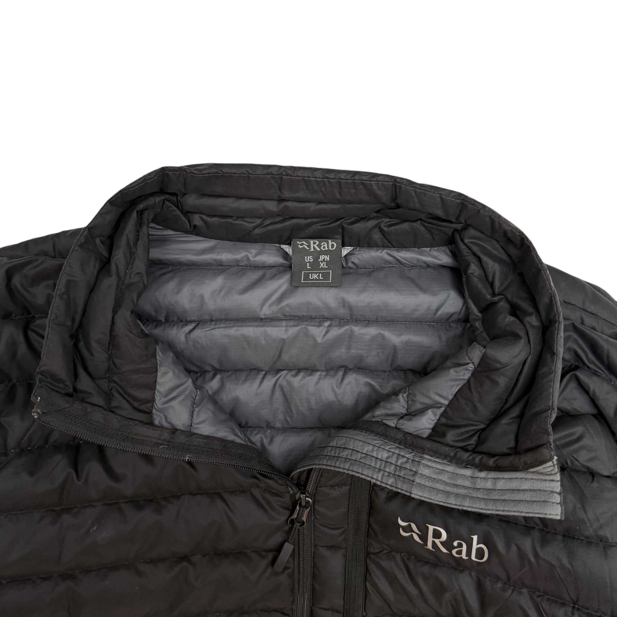 Rab Pertex Microlight Alpine Down Jacket Black (Size L)