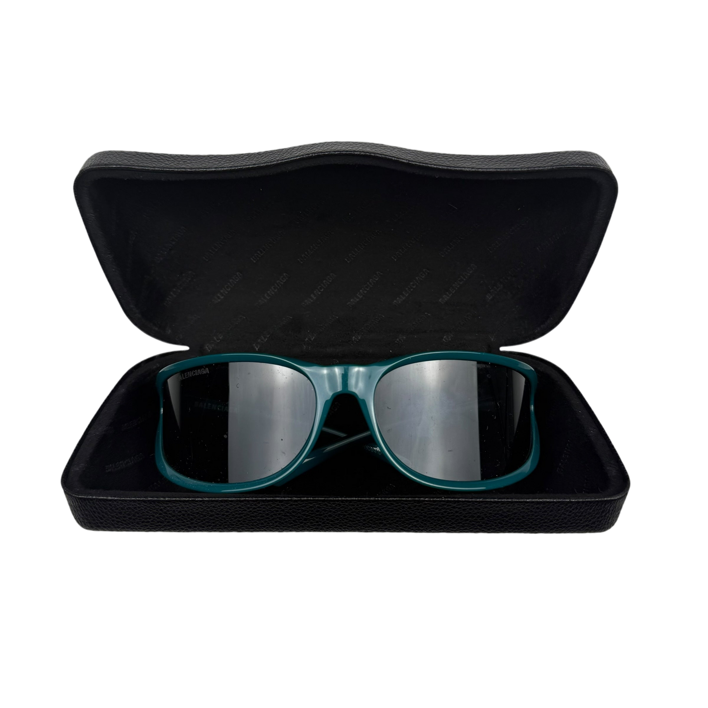 Balenciaga Extreme Oval Sunglasses Green