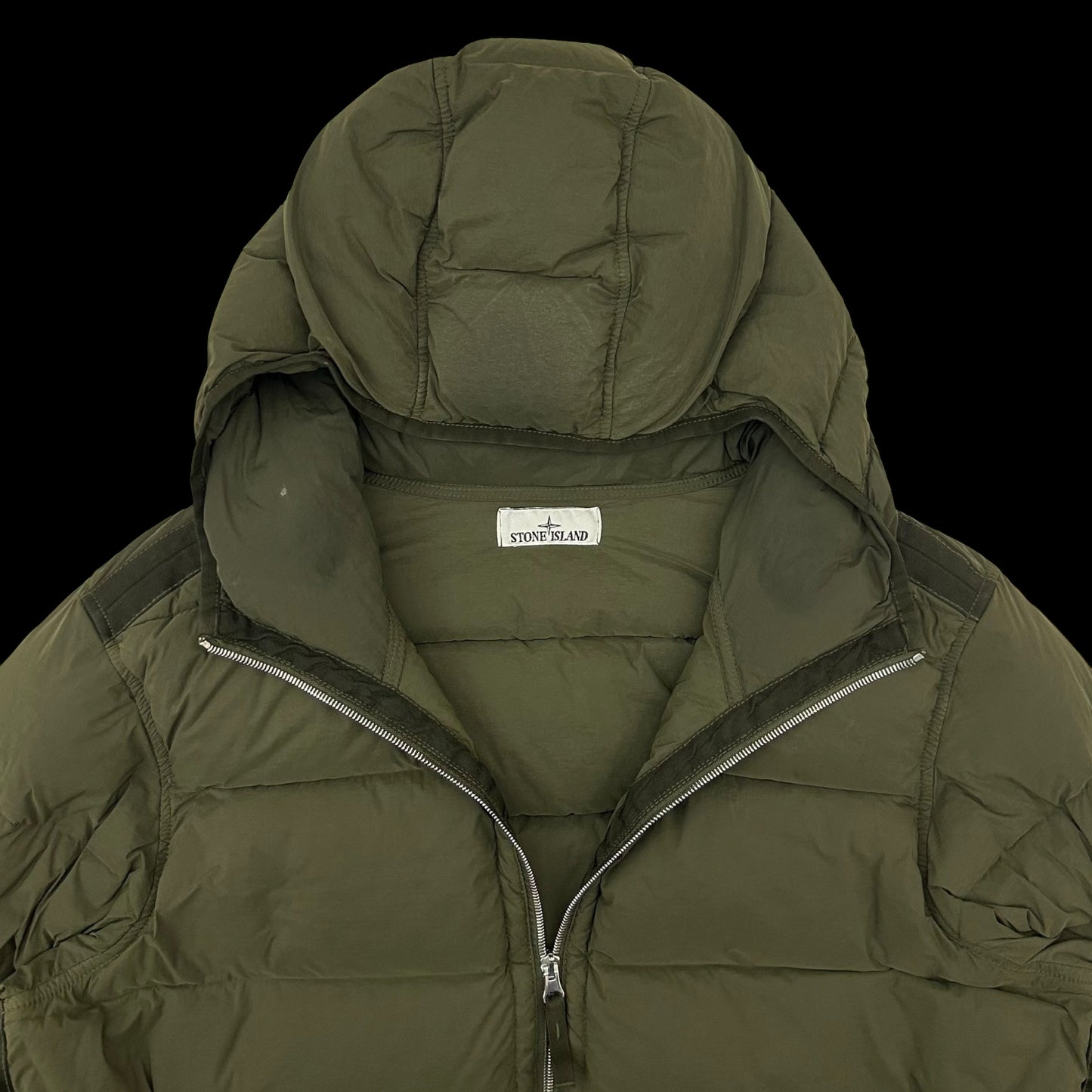 Stone Island Seamless Tunnel Nylon Down-TC Jacket Green (Fits L/XL)