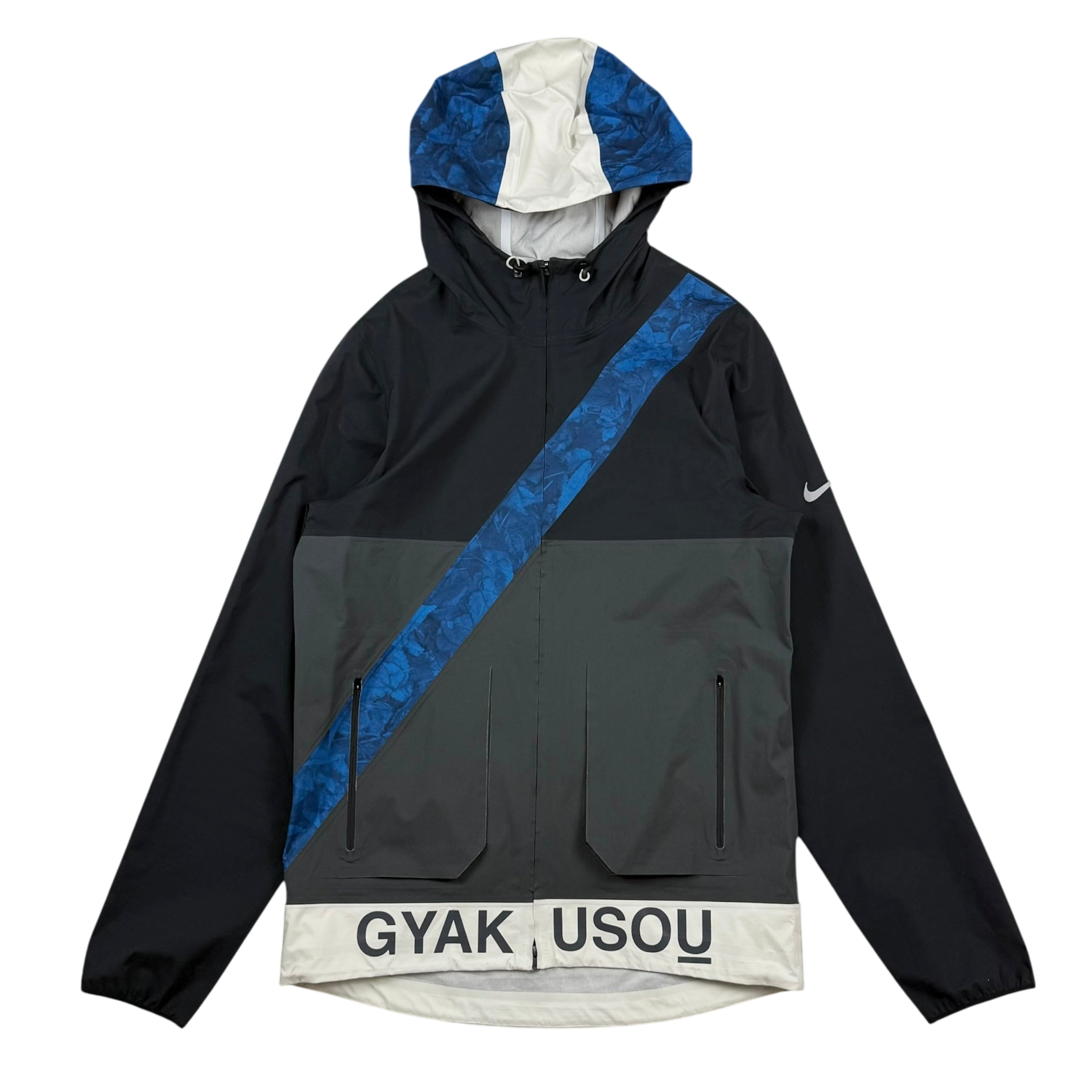 Nike x Undercover Gyakusou SS17 Running Jacket Blue/Grey/White (Size S)