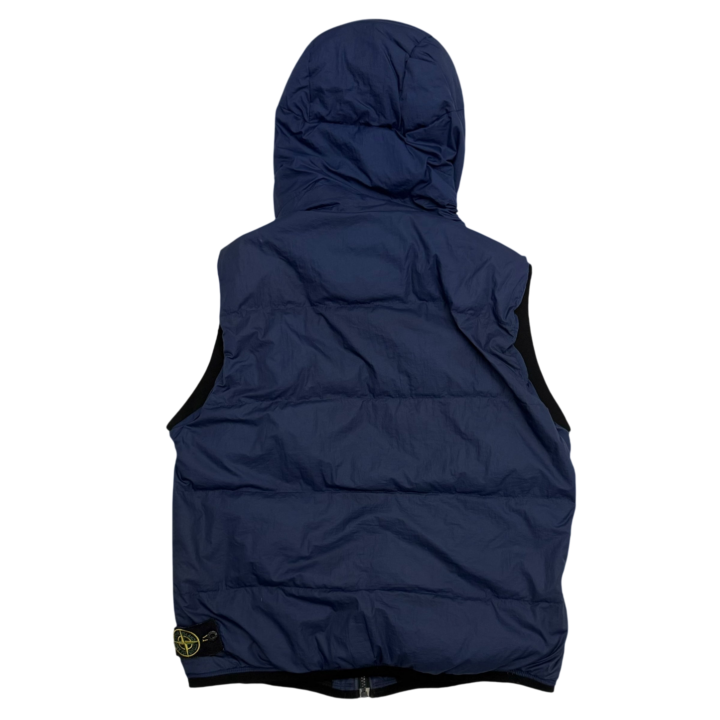 Stone Island AW11 Opaque Nylon Tela Down Puffer Gilet Navy (Fits L)