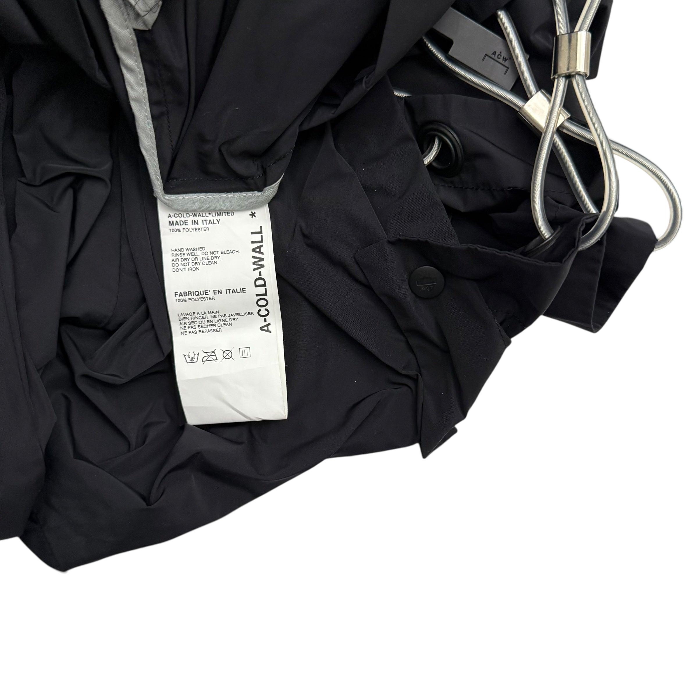 A-COLD-WALL* (ACW) Asymmetrical Nylon Chain Turncoat (Fits S-XL)