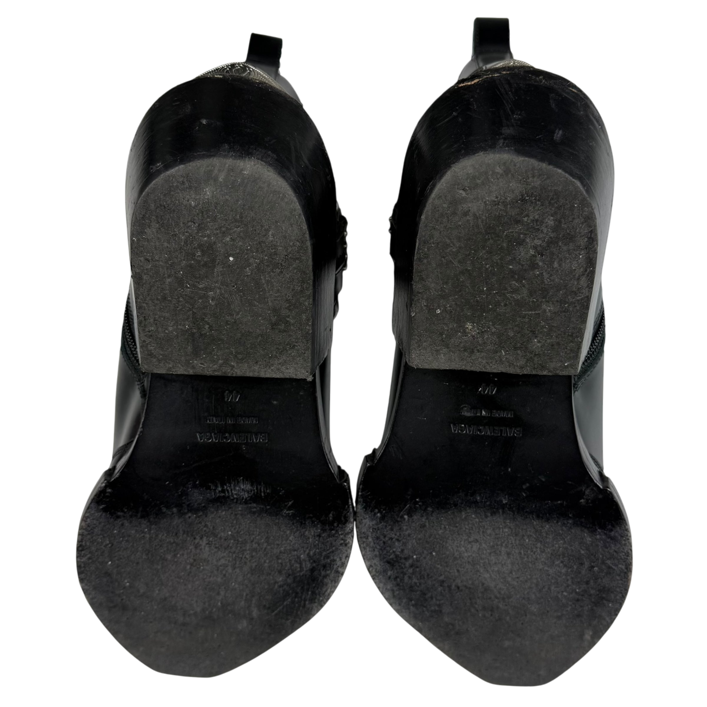 Balenciaga SS19 Santiag Harness Leather Boots Black (fits US11)