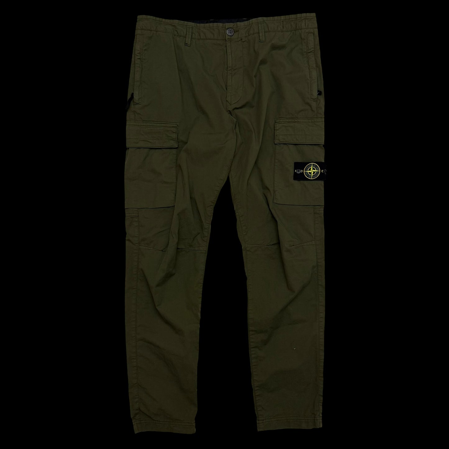 Stone Island Type RE-T Cargo Pants Army Green (Size 36”)