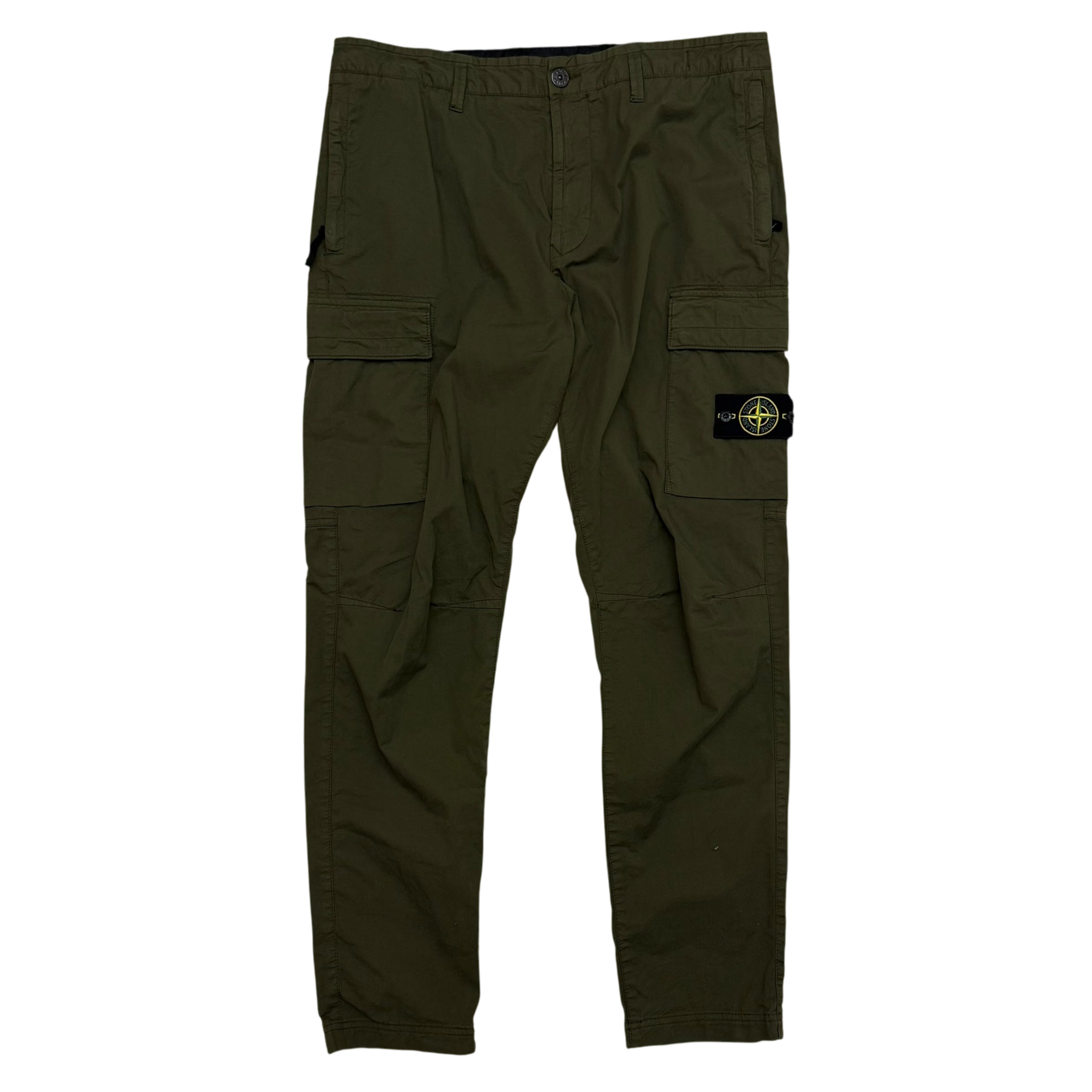 Stone Island Type RE-T Cargo Pants Army Green (Size 36”)
