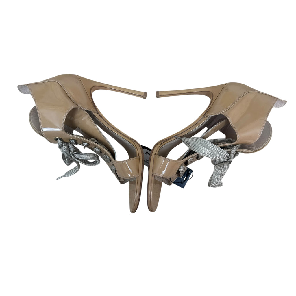 Yves Saint Laurent Embellished Heels Beige (Size EU38)