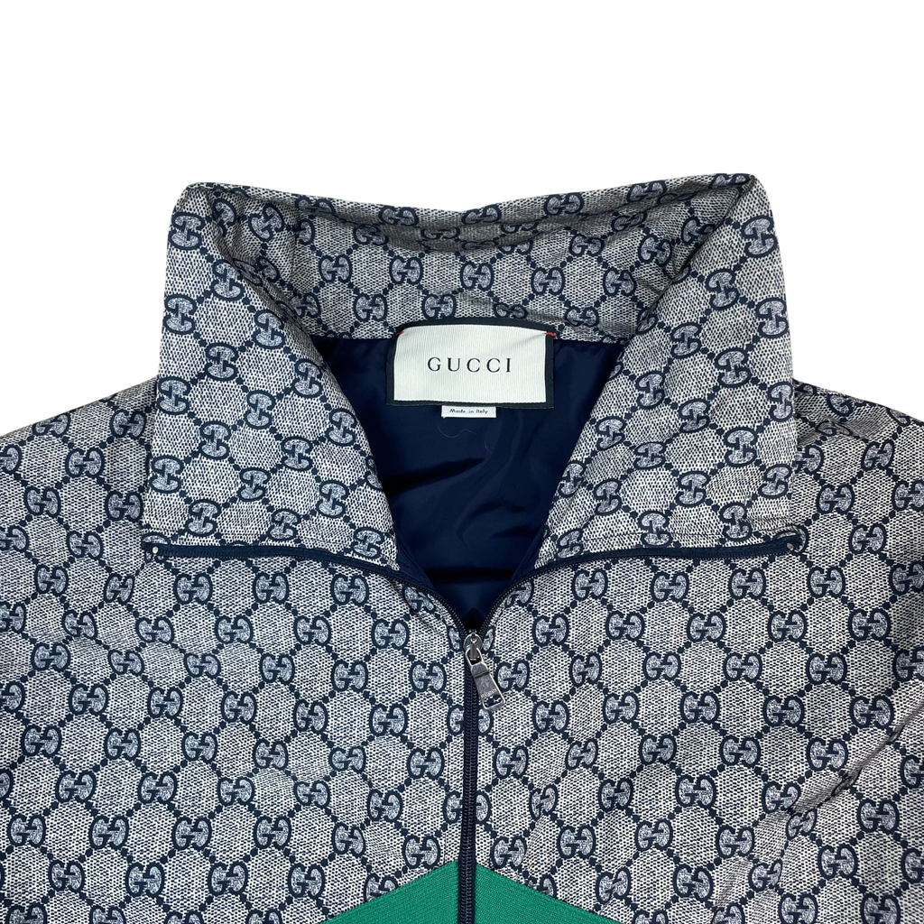 Gucci GG Monogram Nylon Wind Breaker Beige/Black (Size M)