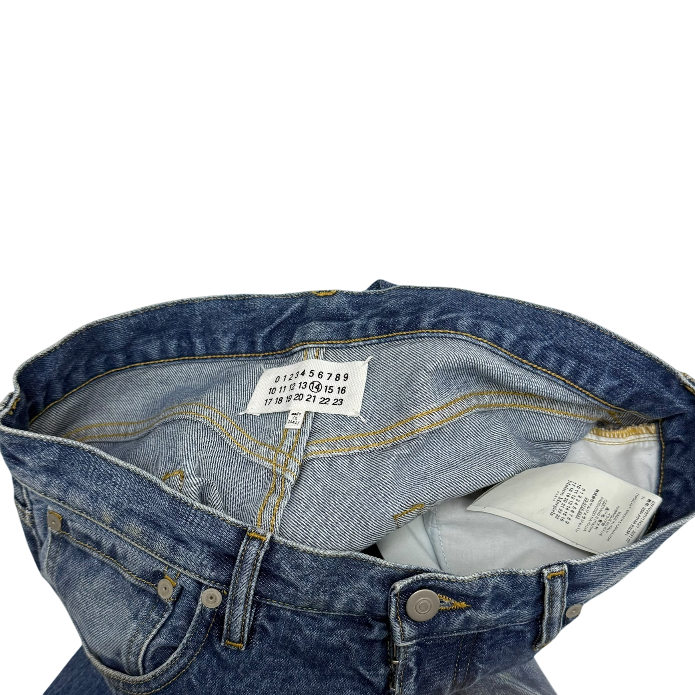 Maison Margiela Straight-Cut Denim Jeans (Size 31”)