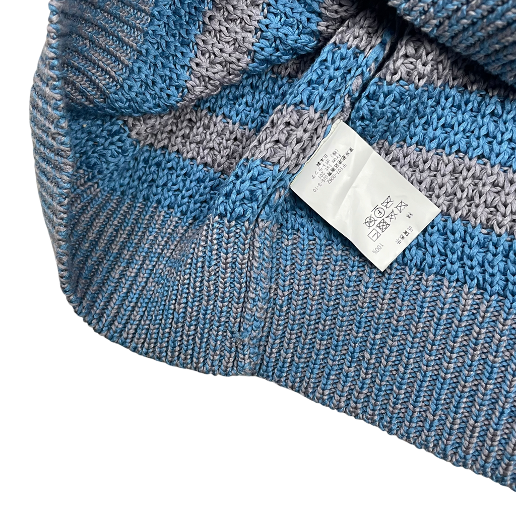 Cav Empt AW18 Striped Waffle Knit Crewneck Sweatshirt Multicolour (Fits L-XL)