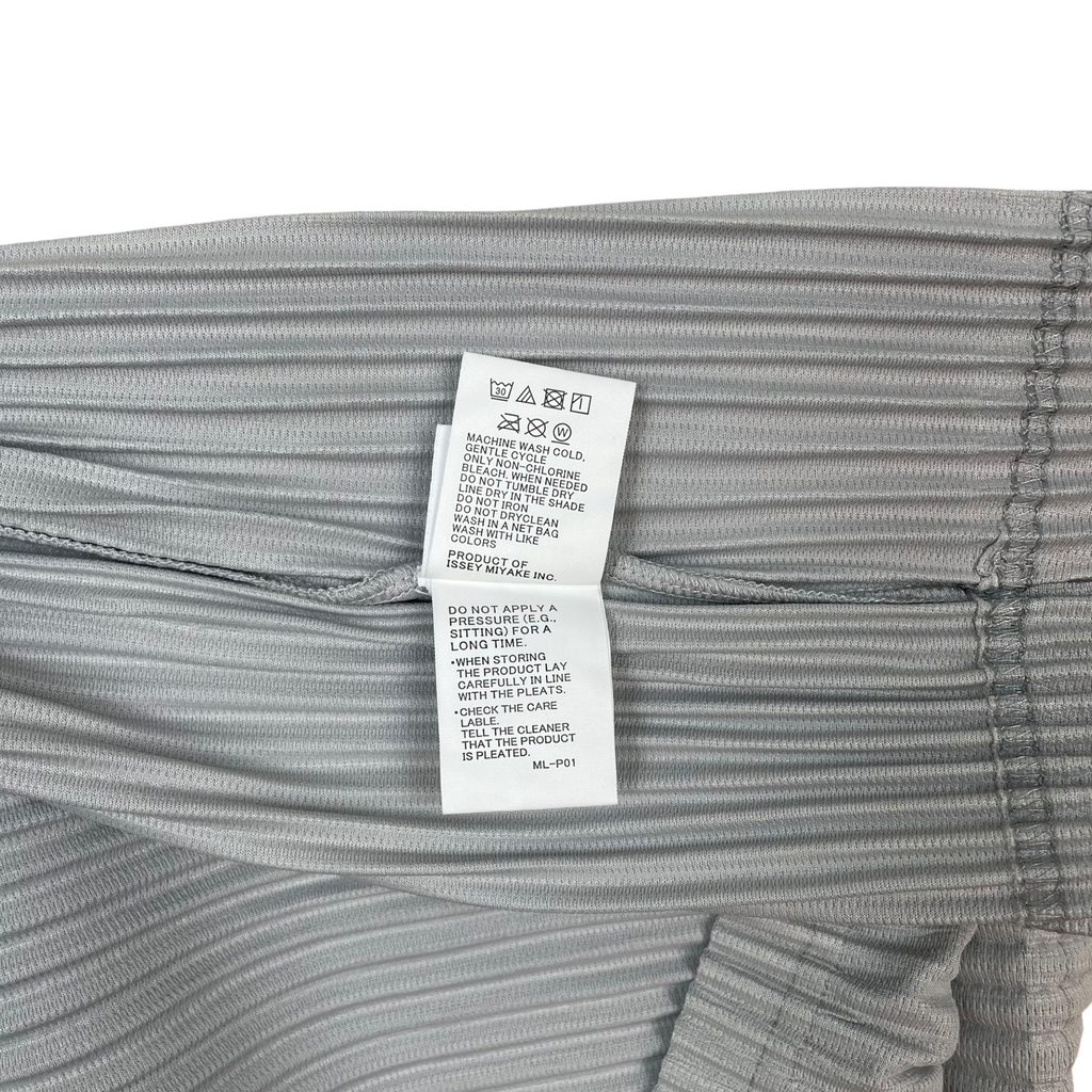 Issey Miyake Homme Plisse Pleated Long Sleeve Grey (Size 1)