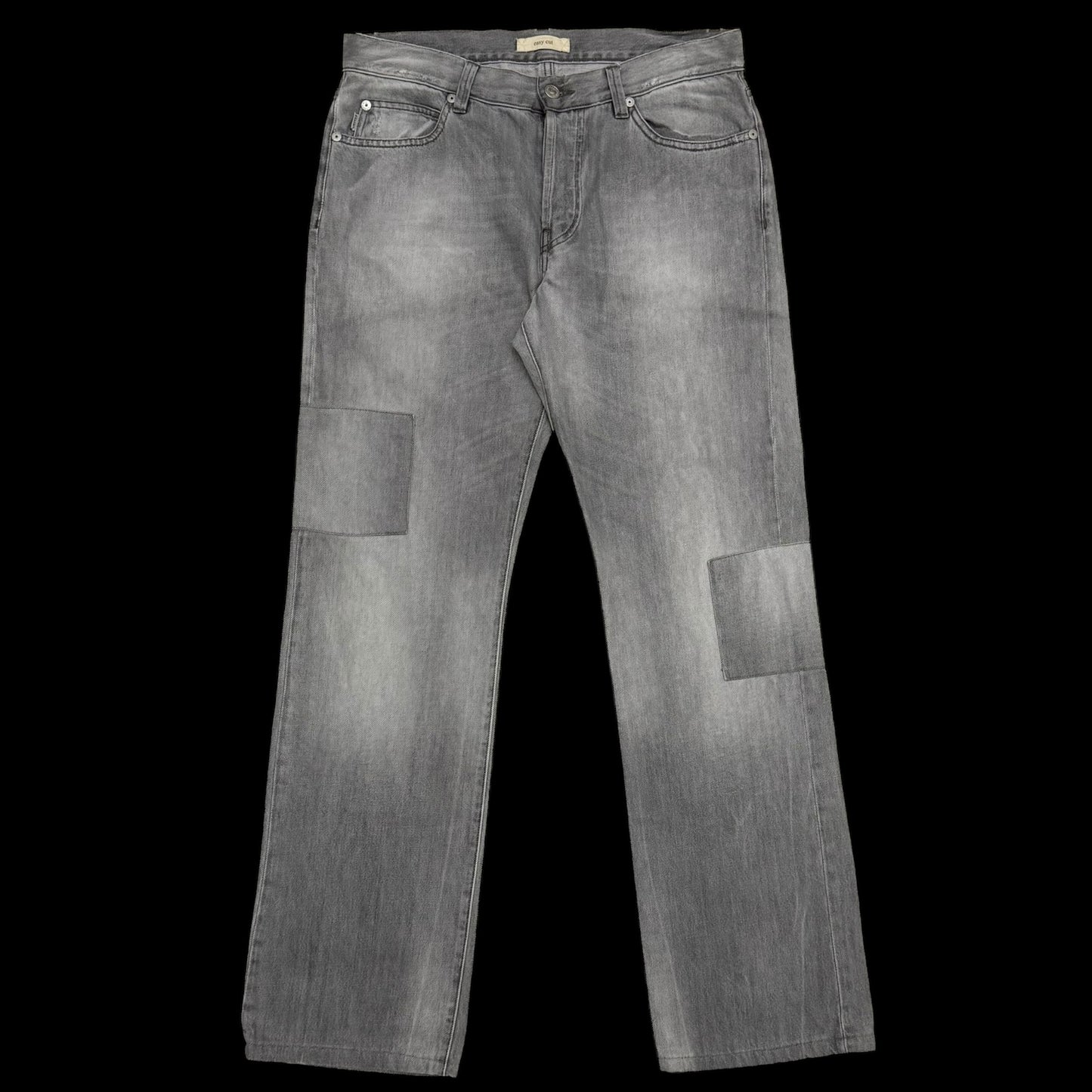 Kenzo Paris Easy Cut Patchwork Washed Jeans (Size 34”)