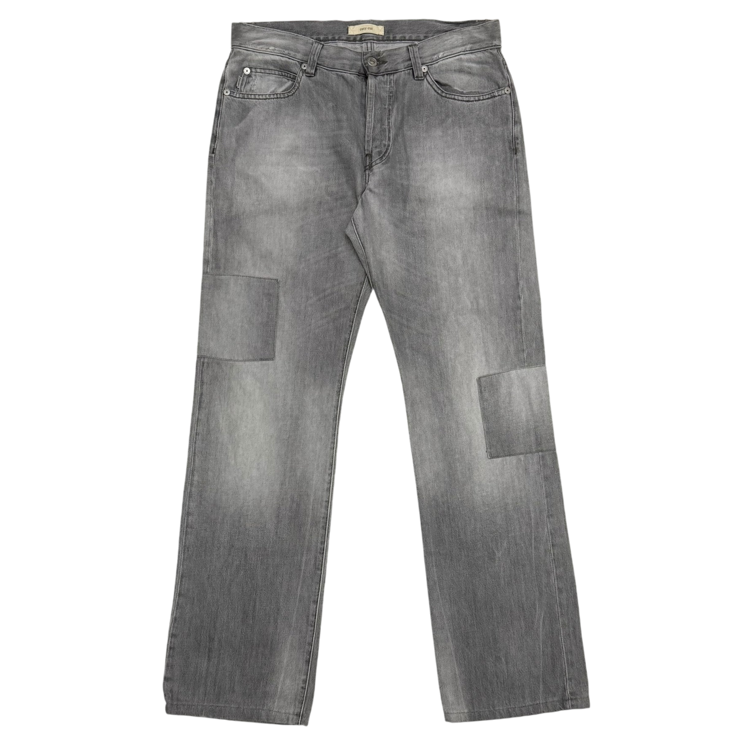 Kenzo Paris Easy Cut Patchwork Washed Jeans (Size 34”)