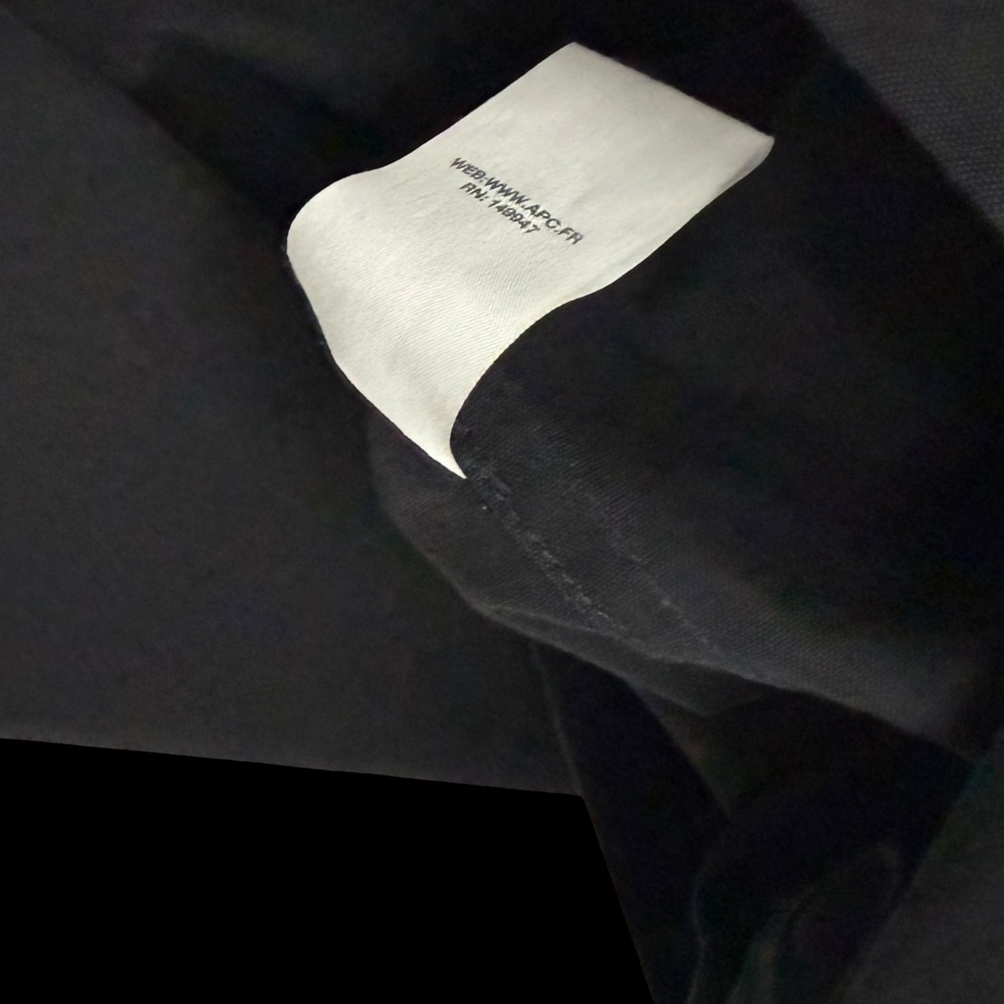 A.P.C. Lazare Shirt Jacket Black (fits L-XL)