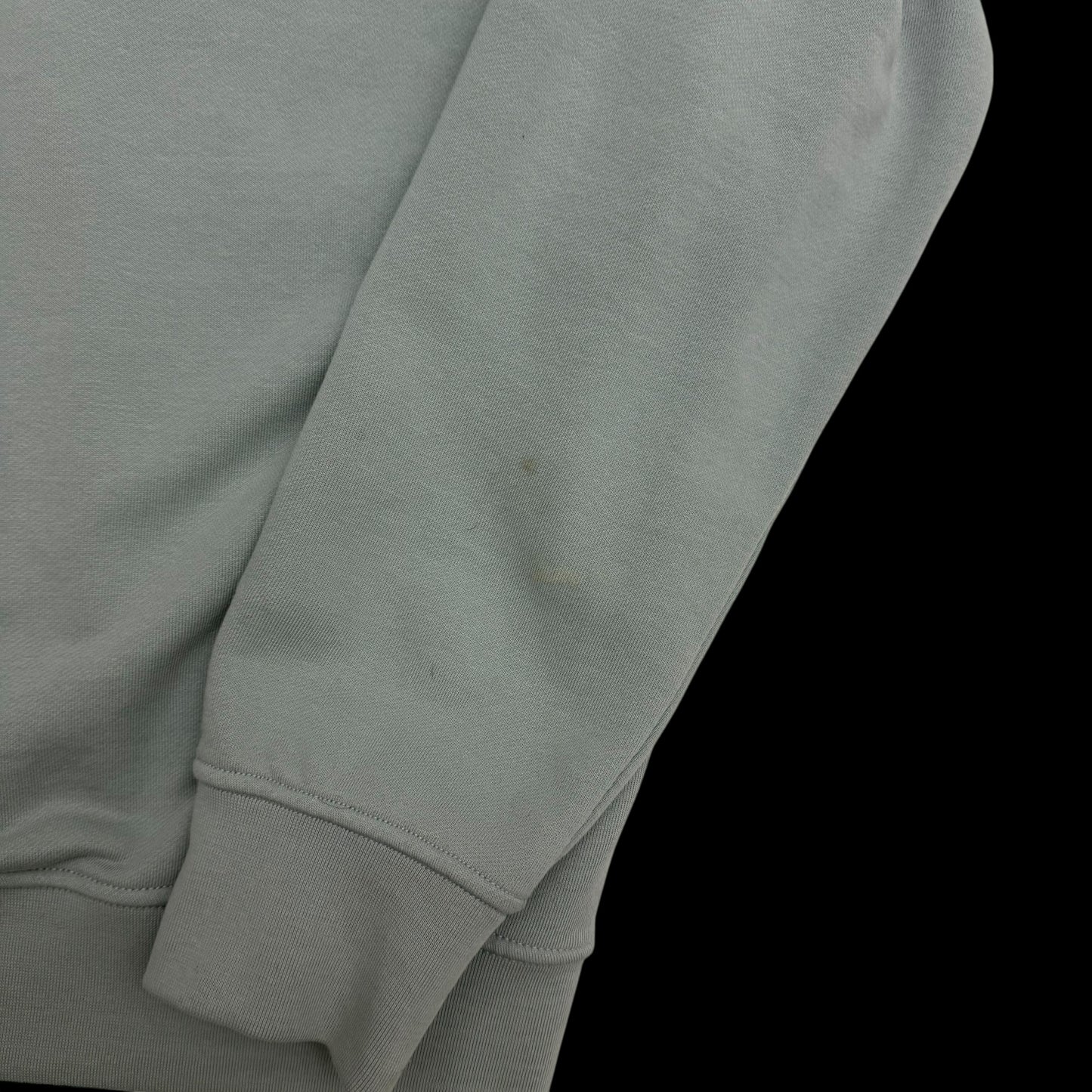 Stone Island Garment-Dyed Quarter-Zip Sweatshirt Light Blue (Fits L-XL)
