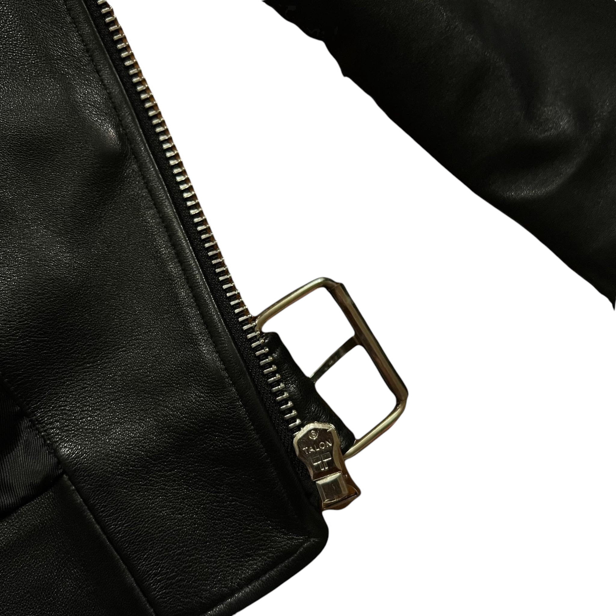 AW17 Acne Studios Nate Clean Black Leather Jacket (Fits L)