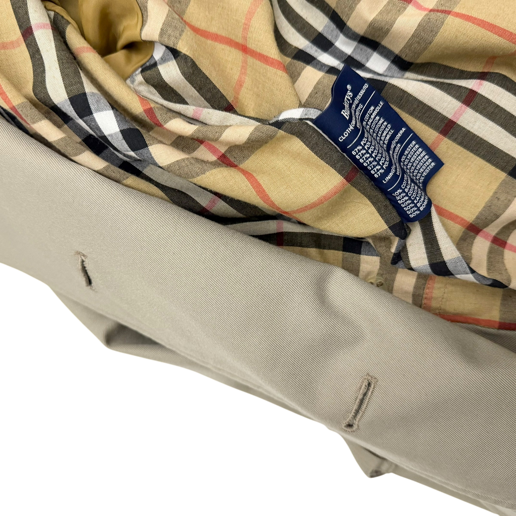 Burberry Vintage Trench Coat Beige ( Fits L-XL)