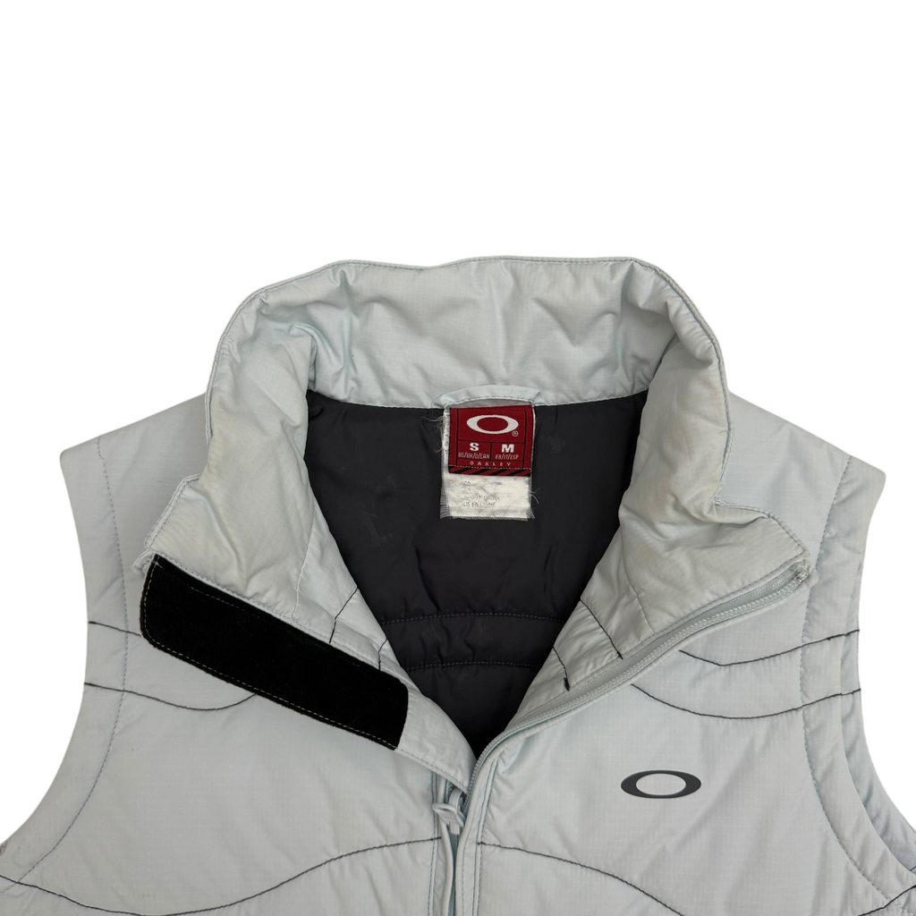 Oakley 00s Puffer Vest Light Blue (Size S-M womens)
