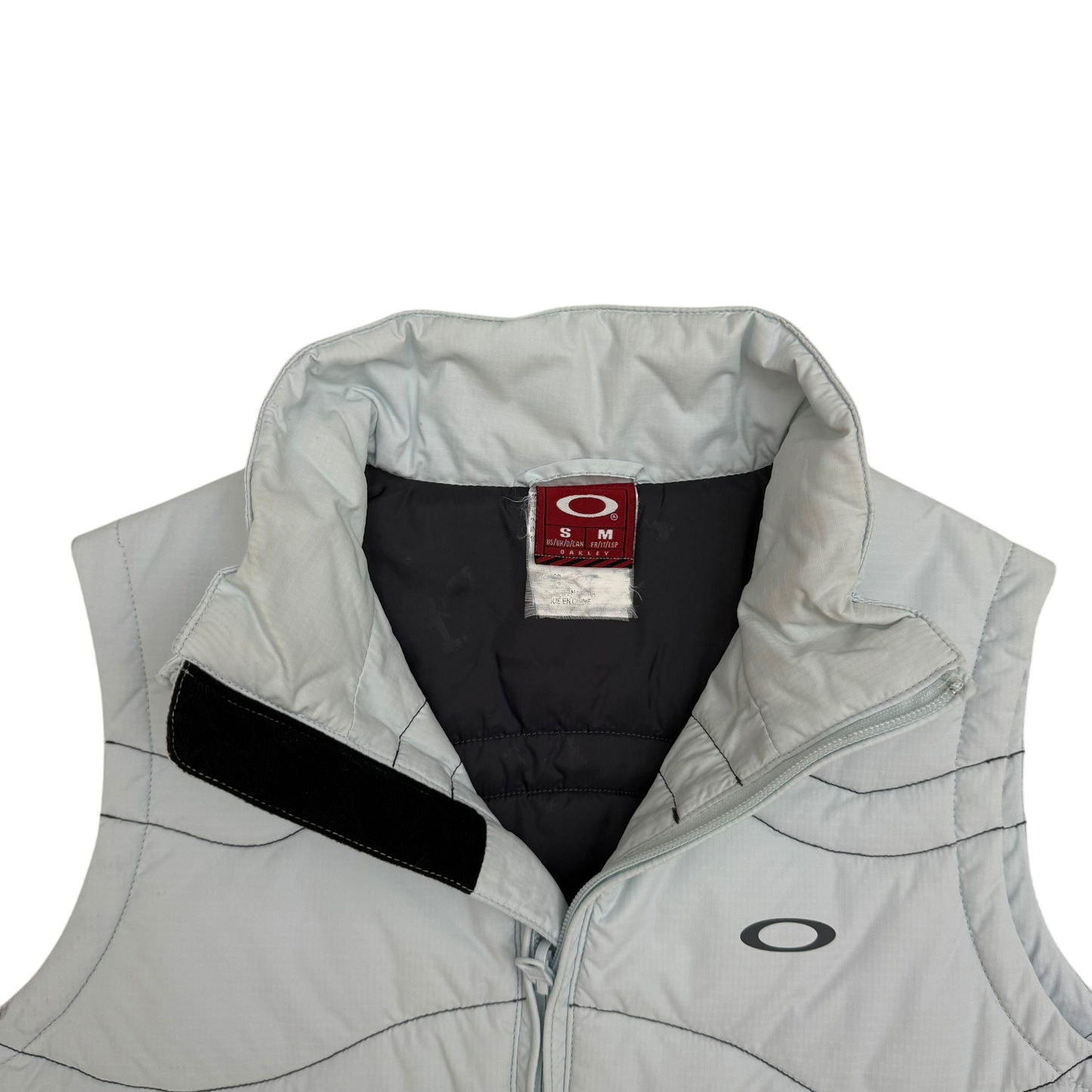Oakley 00s Puffer Vest Light Blue (Size S-M womens)