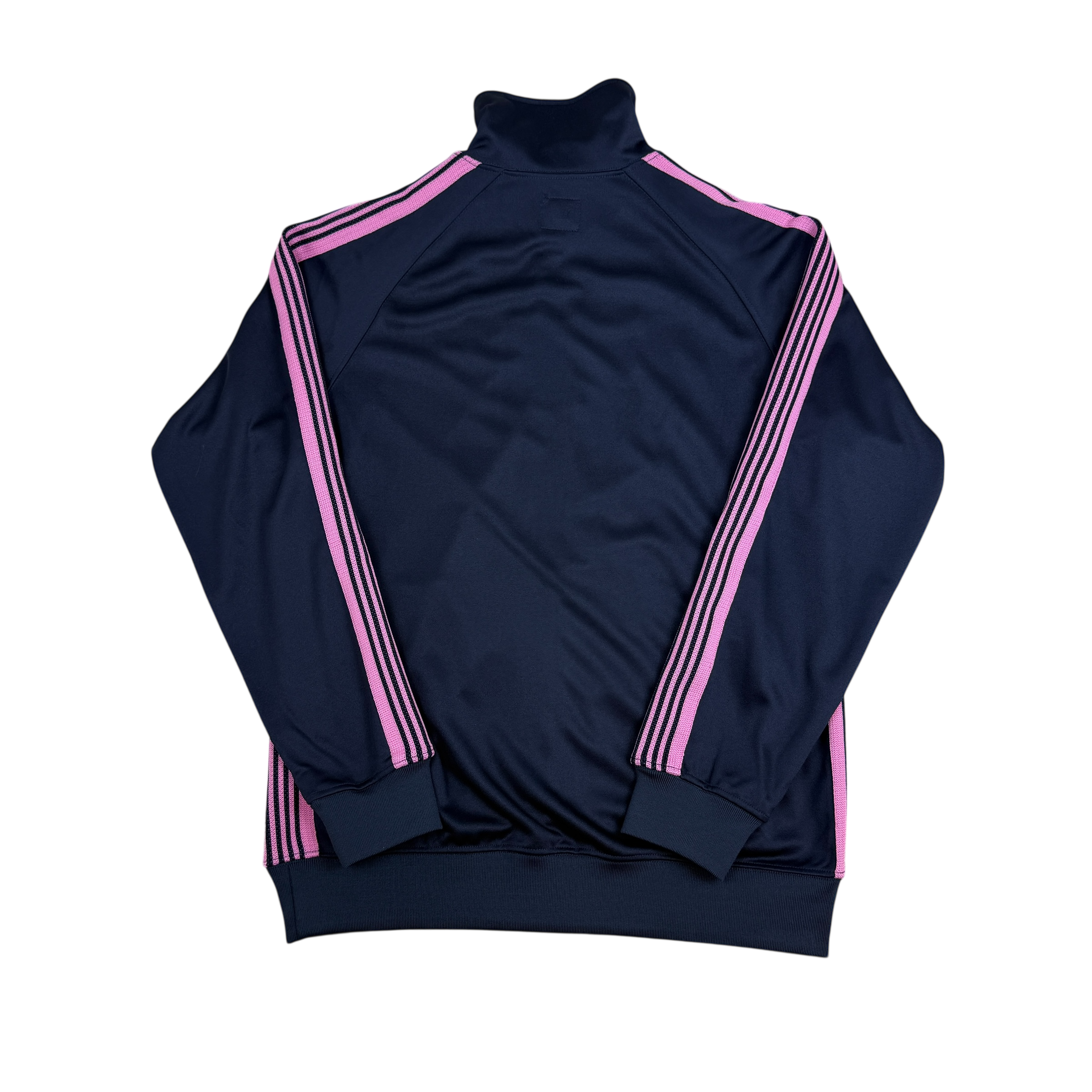 Needles Poly Smooth Track Jacket Navy/Pink (Size M)