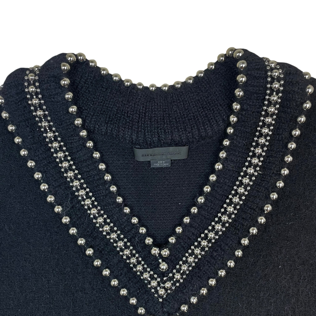 Alexander Wang Studded Knit Vest Black (Size M)