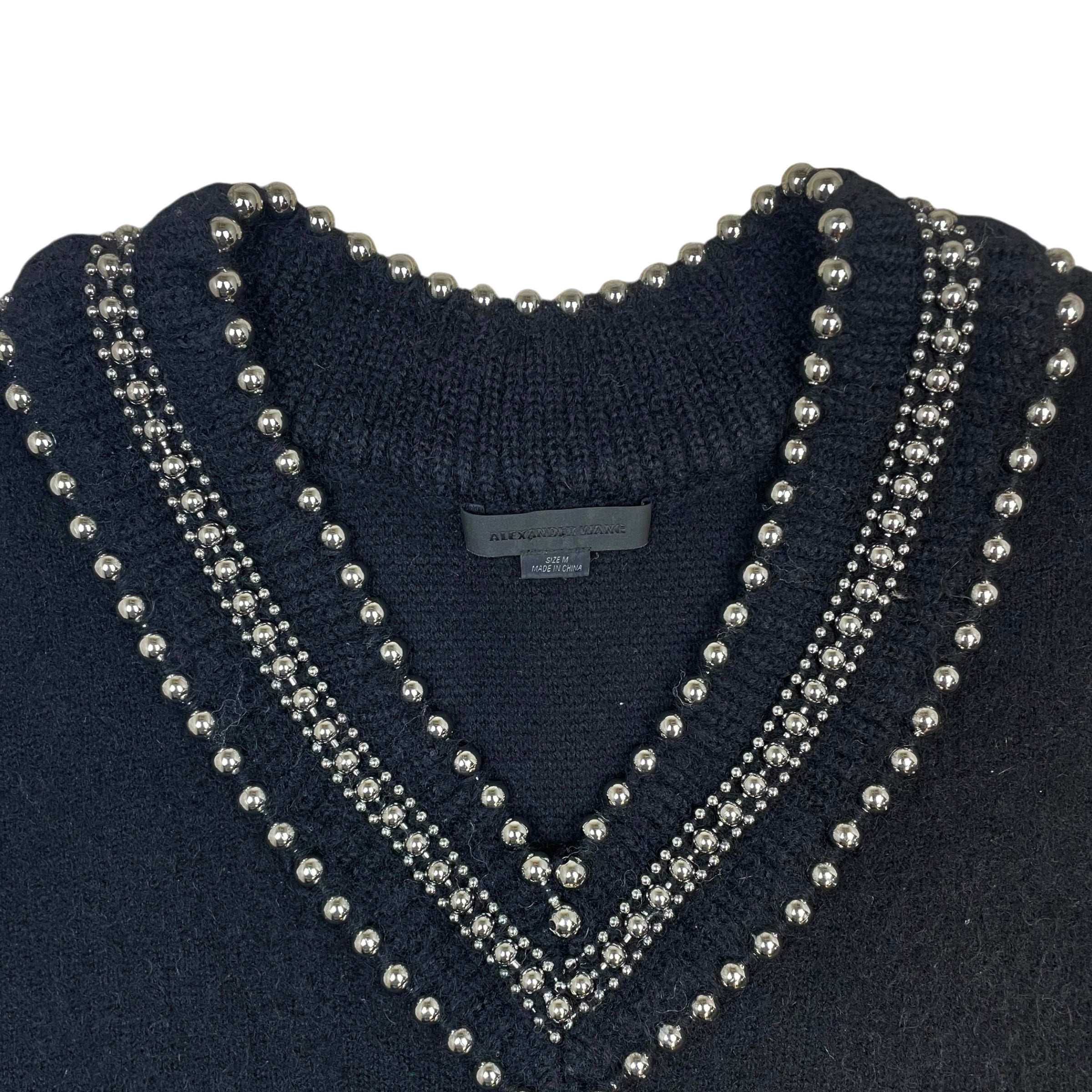 Alexander Wang Studded Knit Vest Black (Size M)