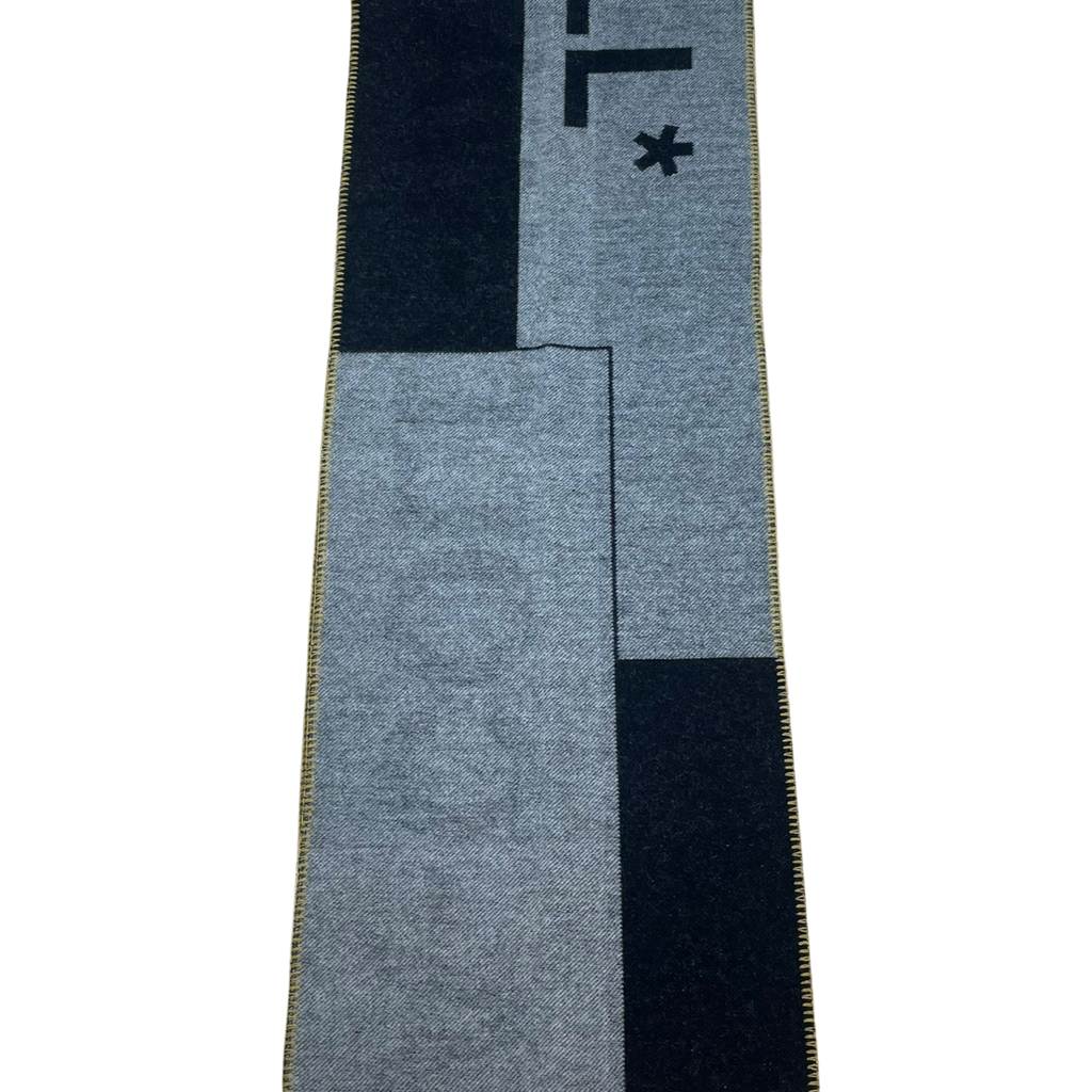 A-COLD-WALL Wool Printed Scarf Grey / Black (One Size)