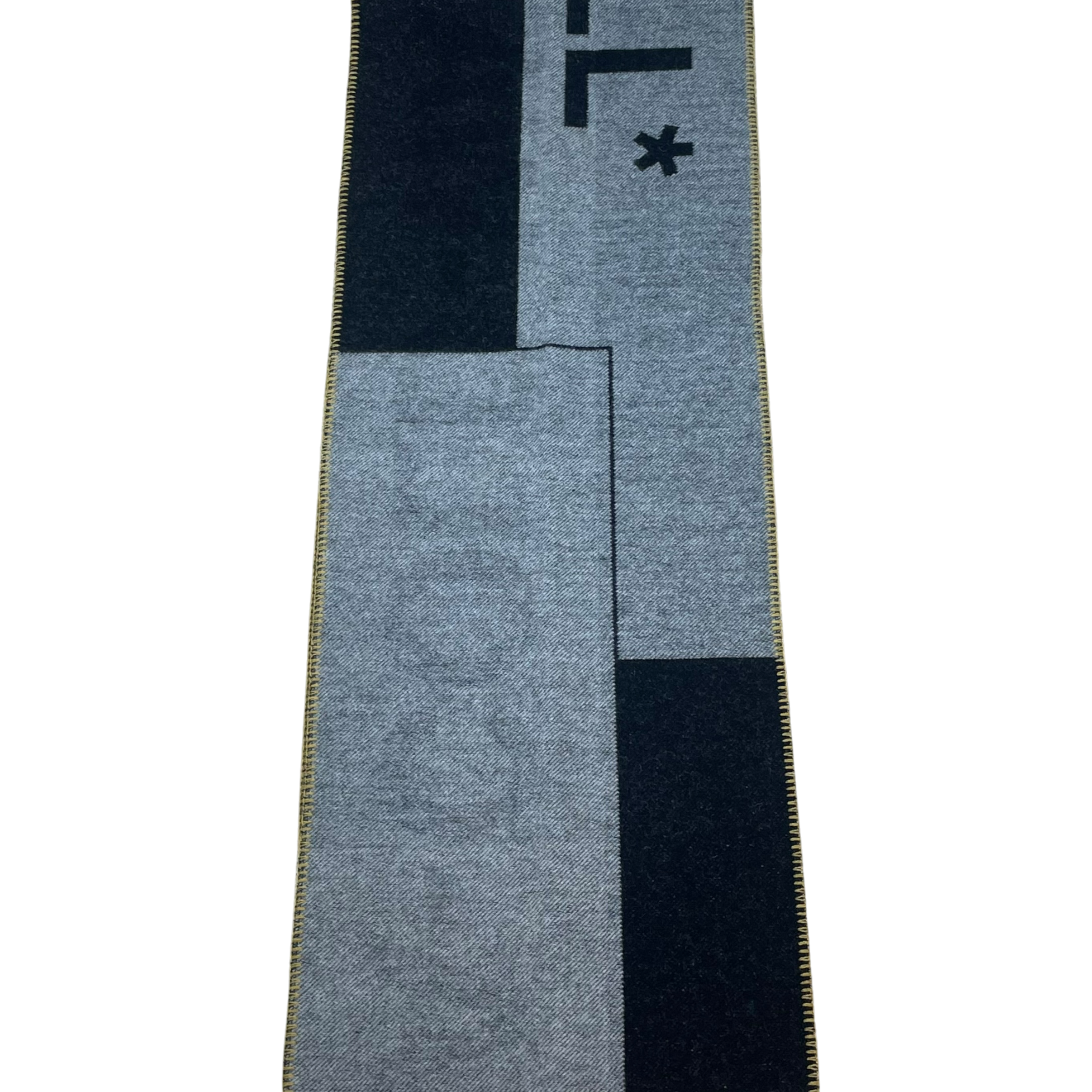 A-COLD-WALL Wool Printed Scarf Grey / Black (One Size)