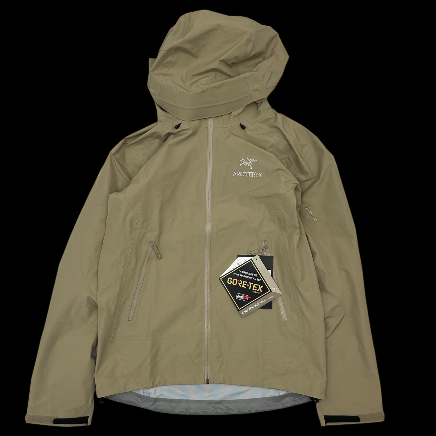 Arc'teryx Beta LT Gortex Jacket ‘Smoke Bluff’ (Beige) (Size L)