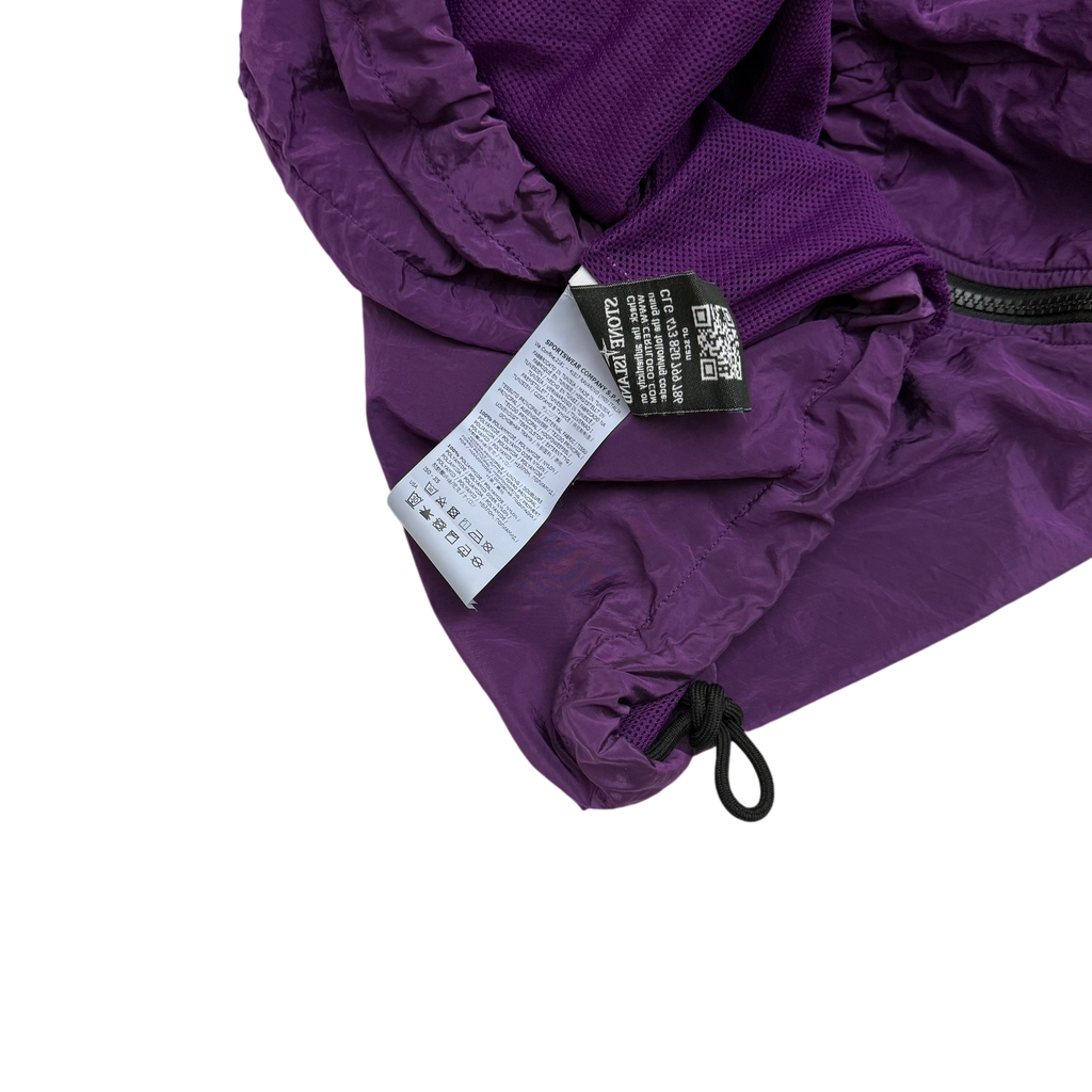 Stone Island 2018 Nylon Metal Smock Jacket Purple (Size XL)