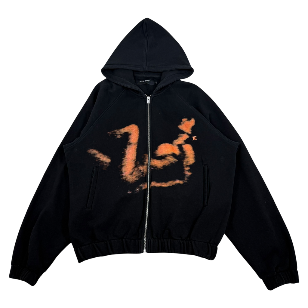 MISBHV Gaspar Zipped Hoodie Black (Size XL)