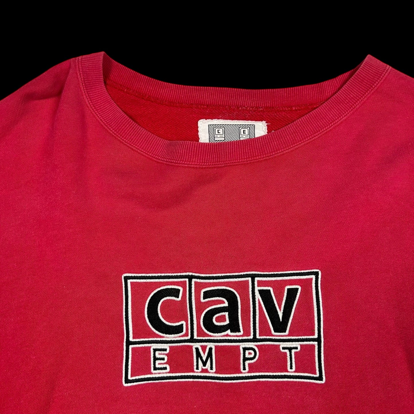 Cav Empt Box Logo Crewneck Sweatshirt (Fits L/XL)