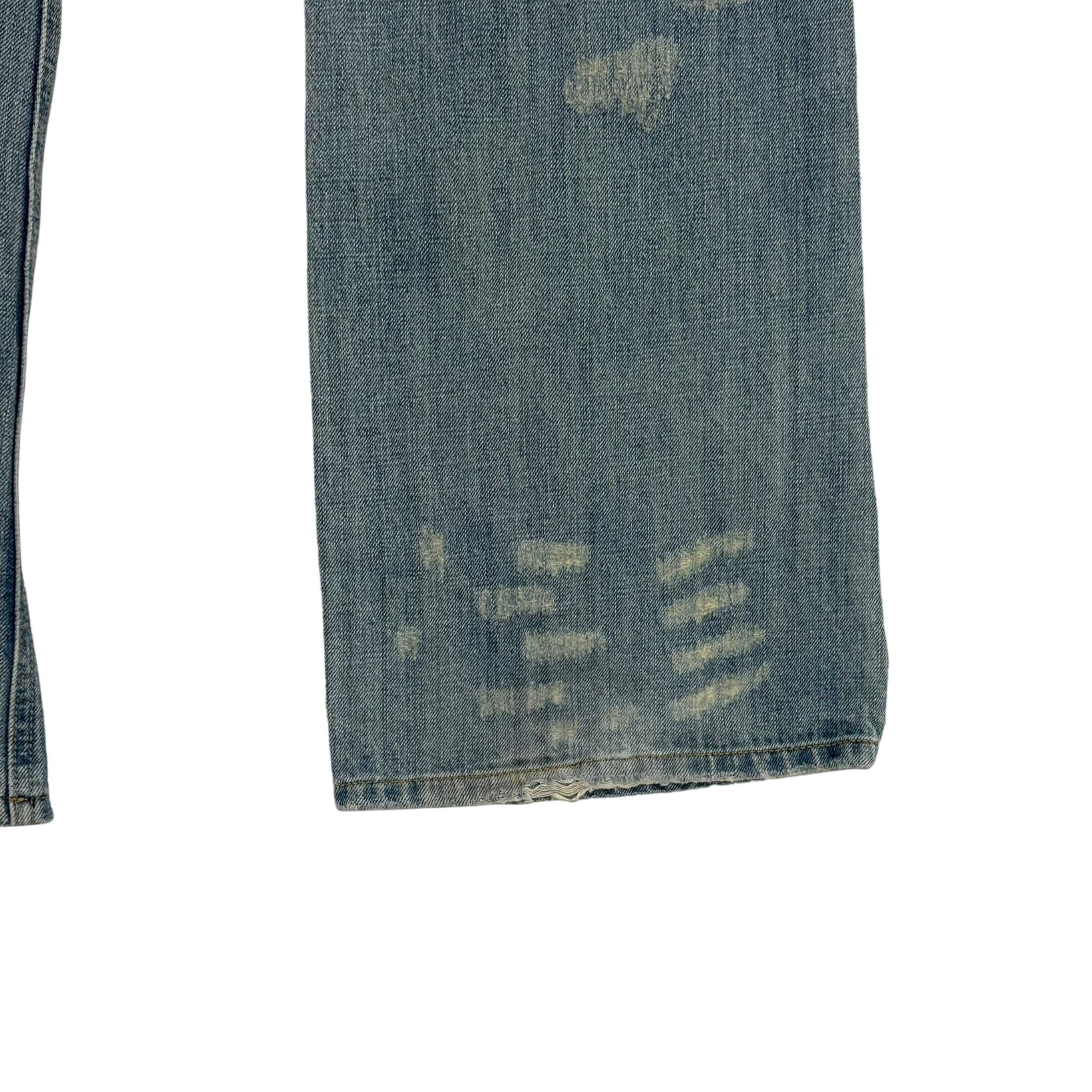 Cavalli 2000s Bootcut Distressed Jeans (Size 34”)