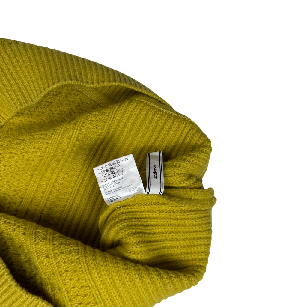 Andersson Bell Brushed Air Wool Vest Yellow (Size L)