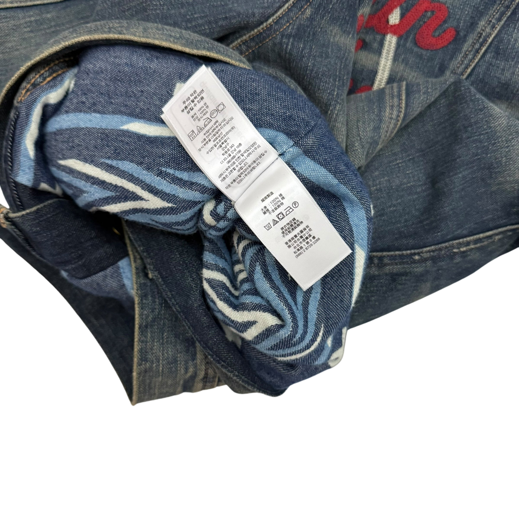 Polo Ralph Lauren x Naiomi Glasses Denim Trucker Jacket Faded Blue (Size M)