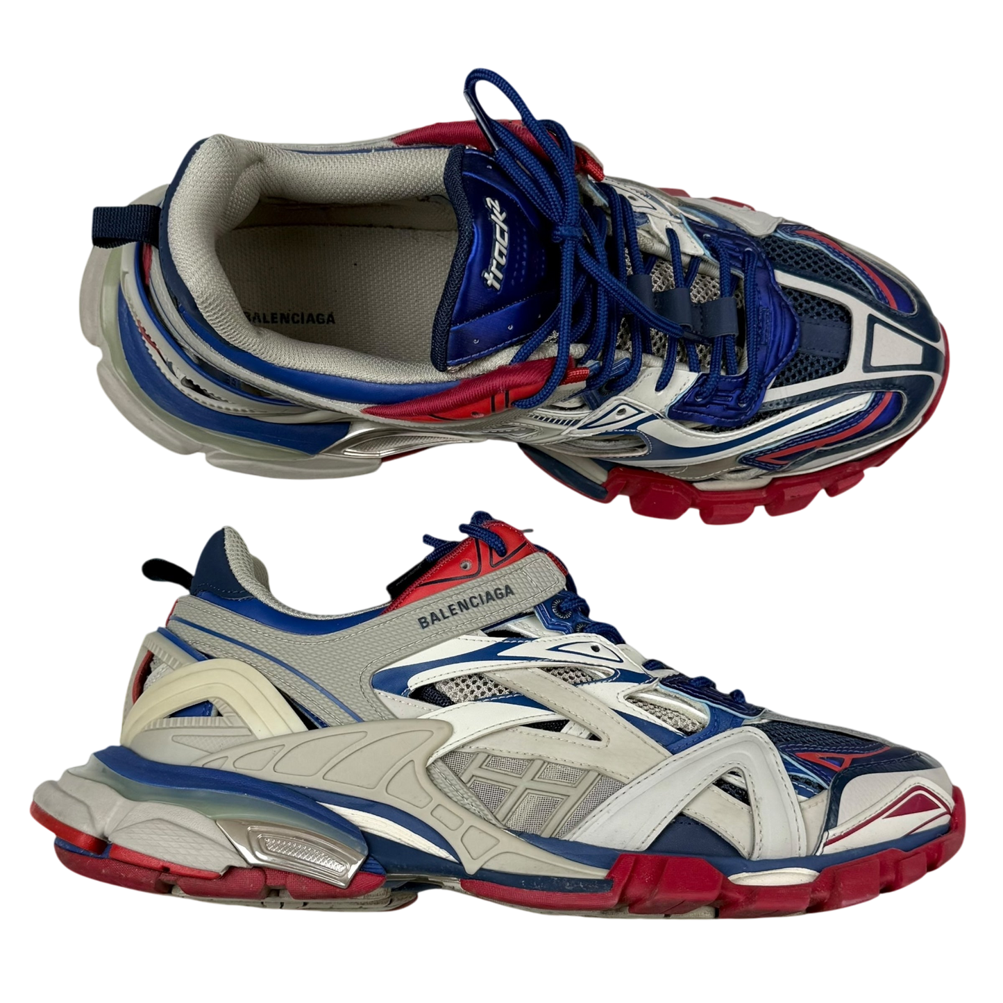 Balenciaga 2021 Track.2 ‘Beige Blue Red’ (US11/UK10/EU44)