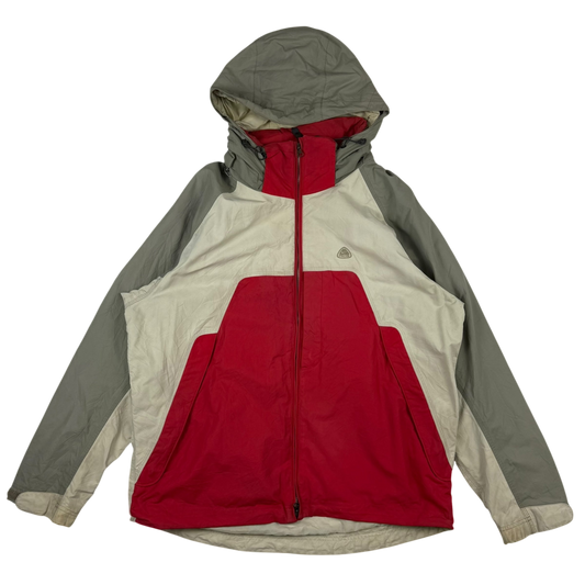 Nike ACG 00s Heavy Panelled Jacket Red/White/Grey (Fits L-XL)