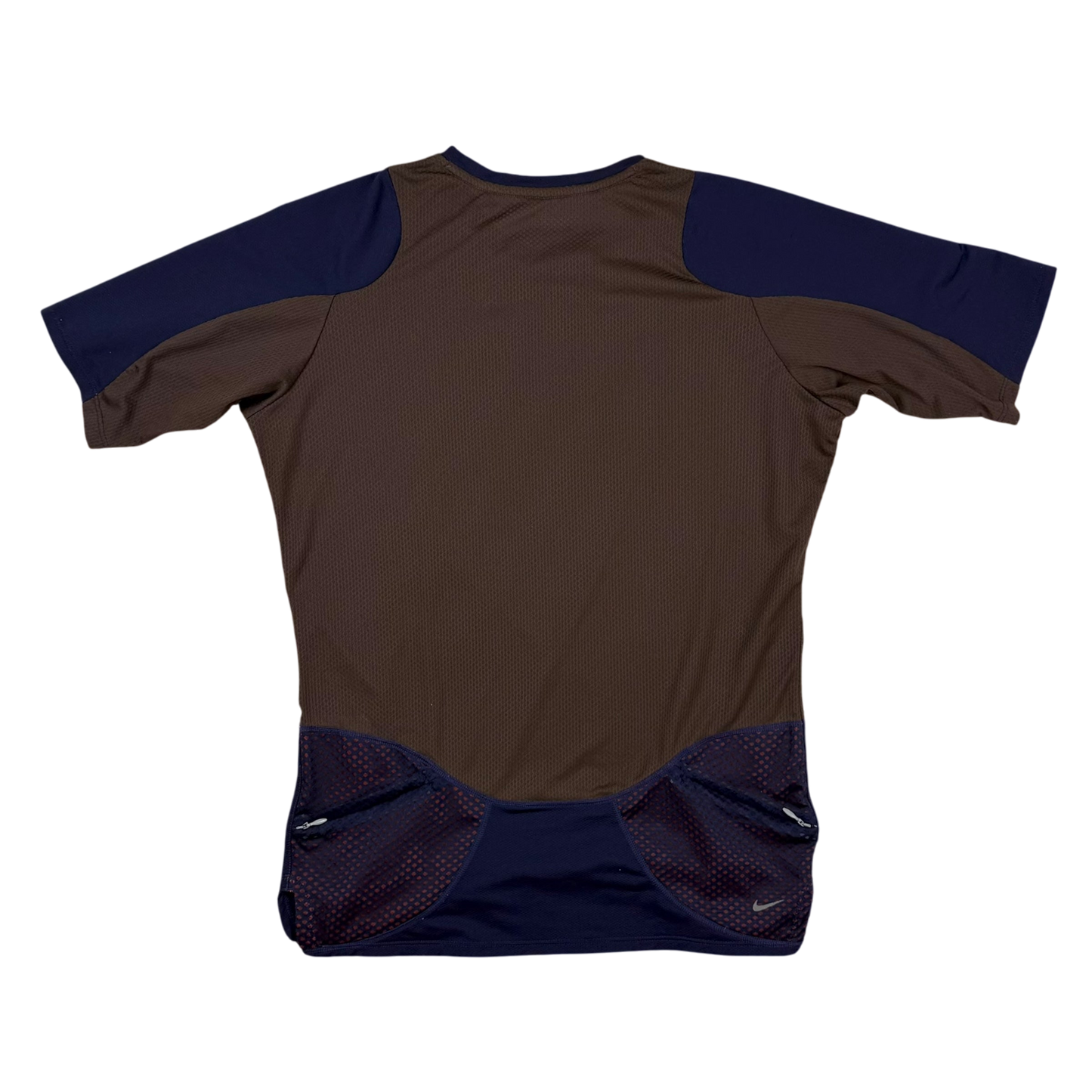 Nike x Undercover Gyakusou AW13 Dri-Fit T-Shirt Navy/Brown (Fits S-M)