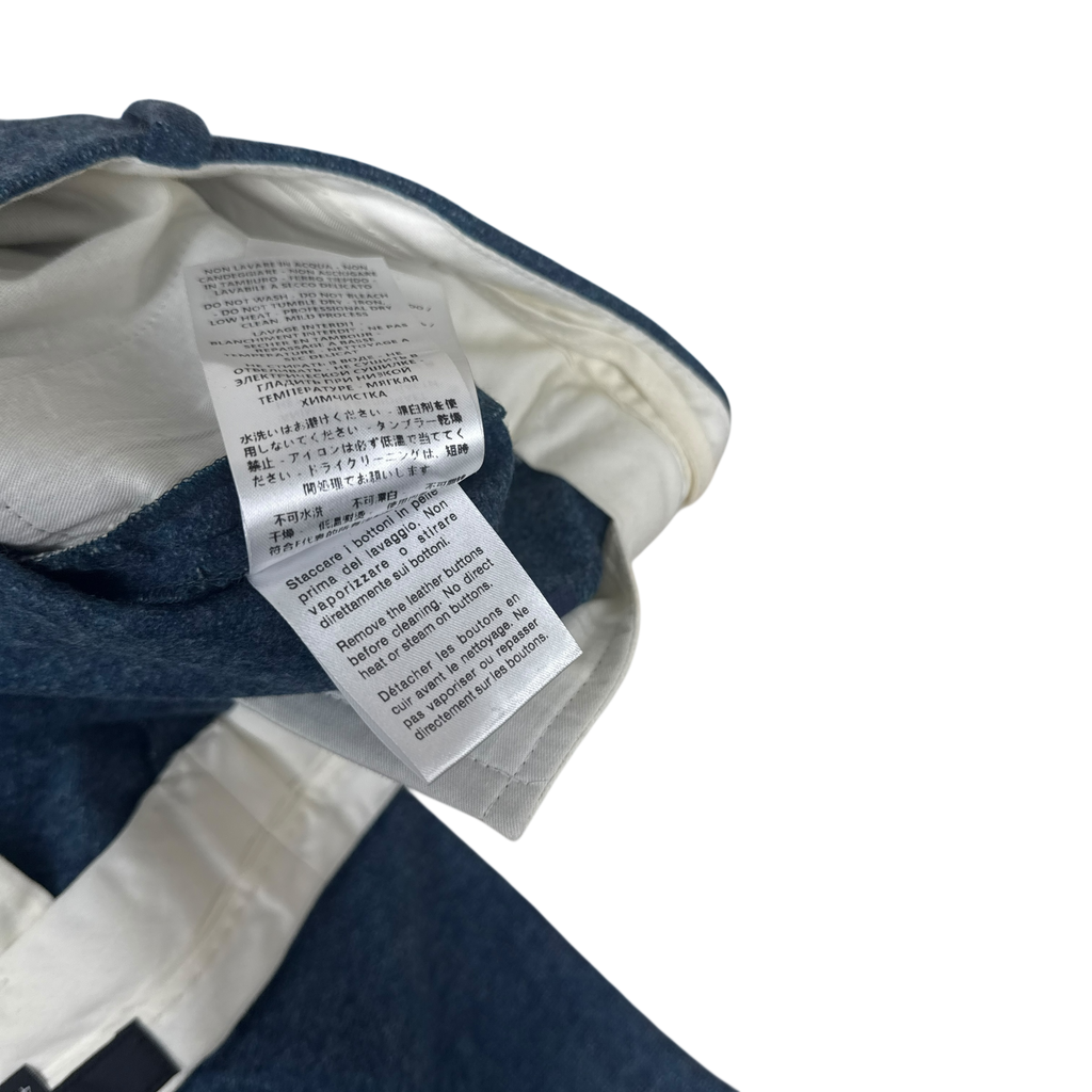 Gucci Pre Fall 2015 Wool Pants Blue (Size 40)
