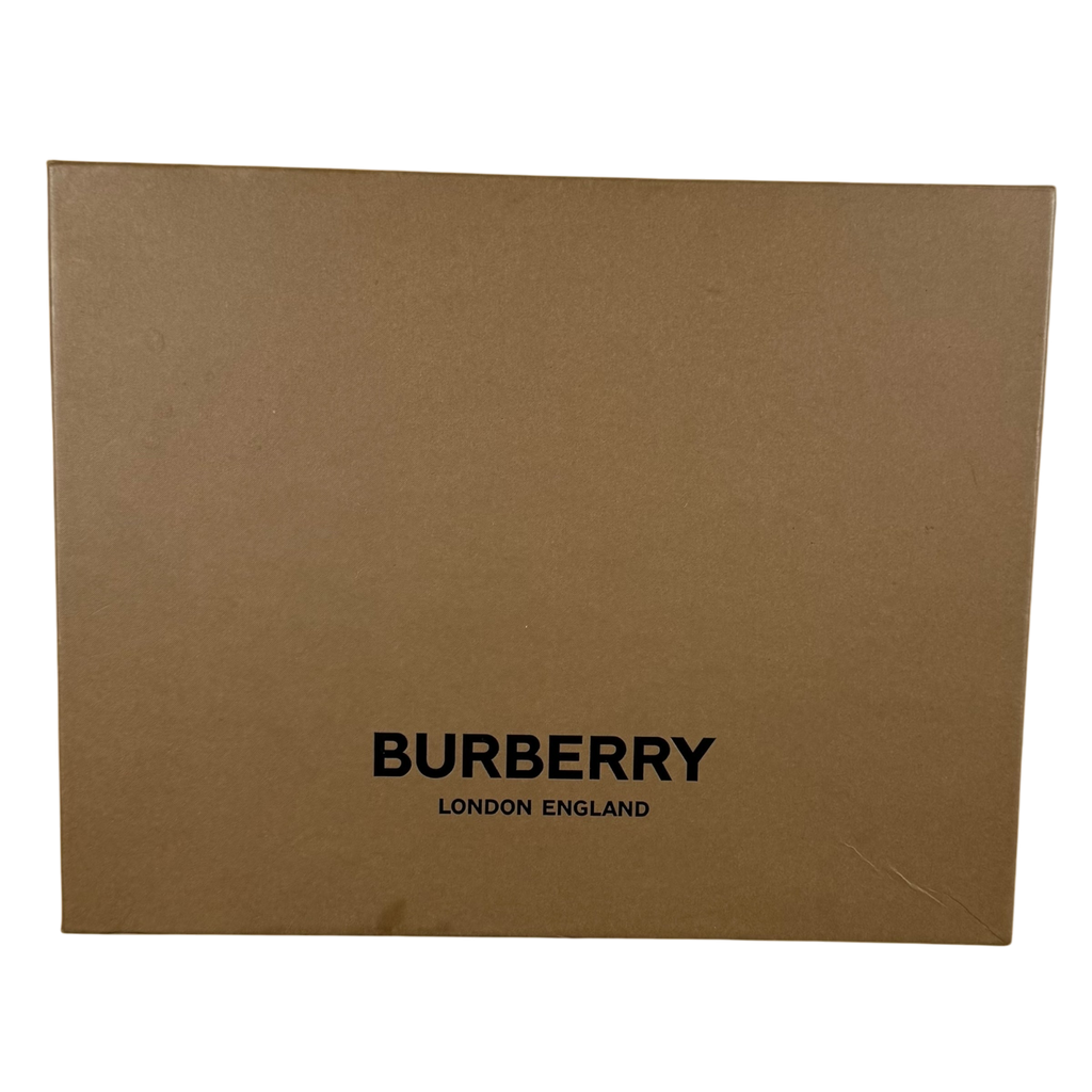 Burberry Kiltie Fringe Leather Loafers Black /Yellow (Fits US10.5-11)