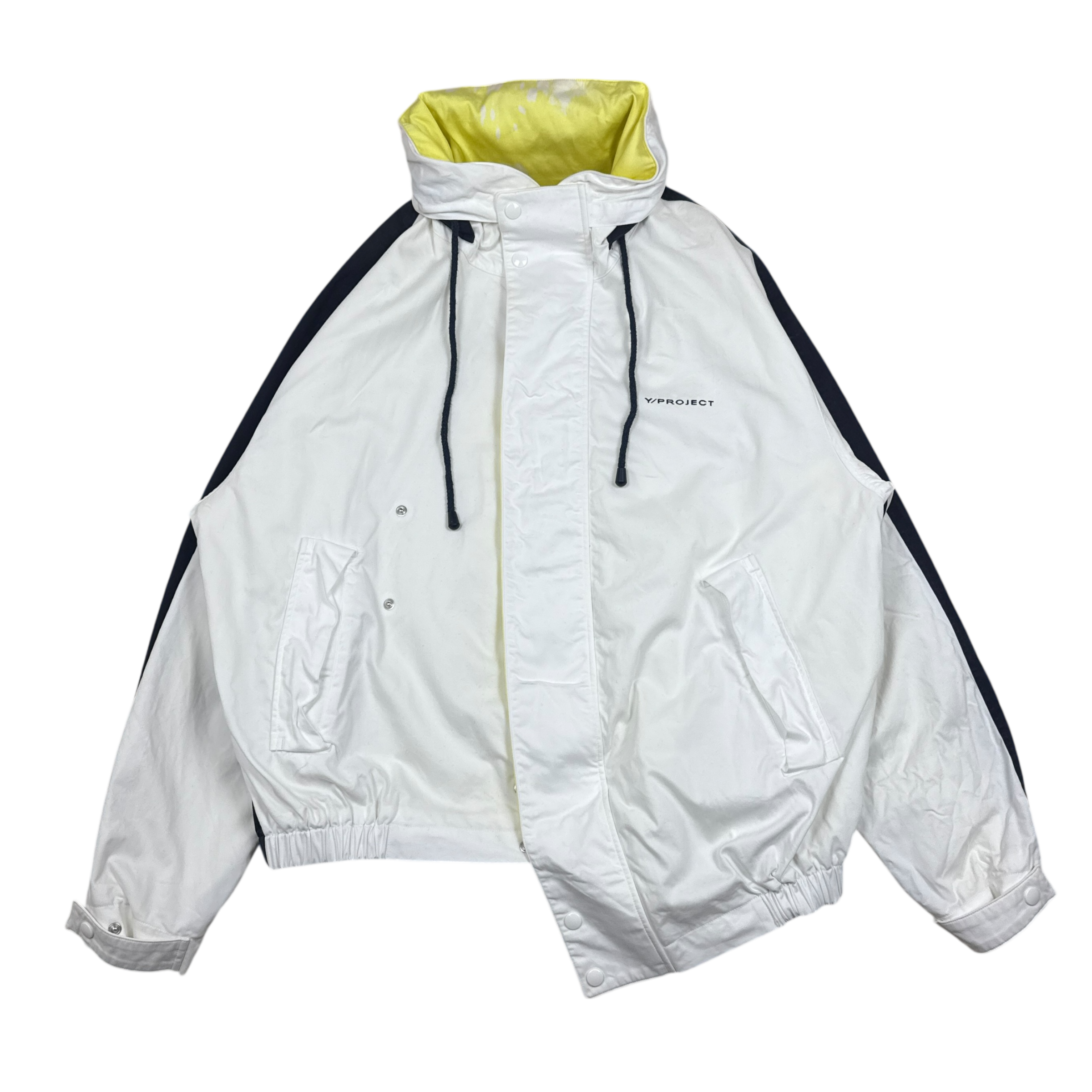 Y/Project SS21 Oversized Pull Lining Windbreaker White (Fits L-XL)