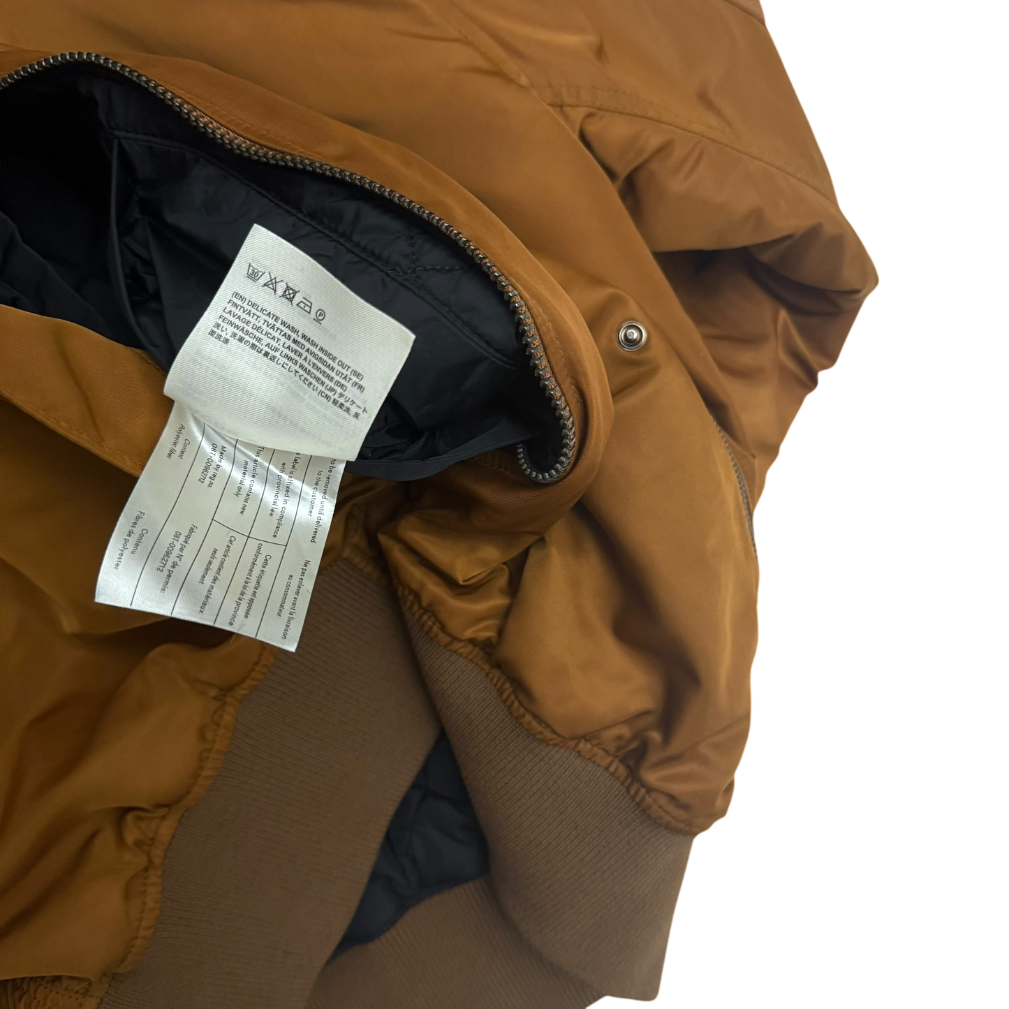Acne Studios SS18 Makio MA-1 Bomber Jacket Brown (Fits M)