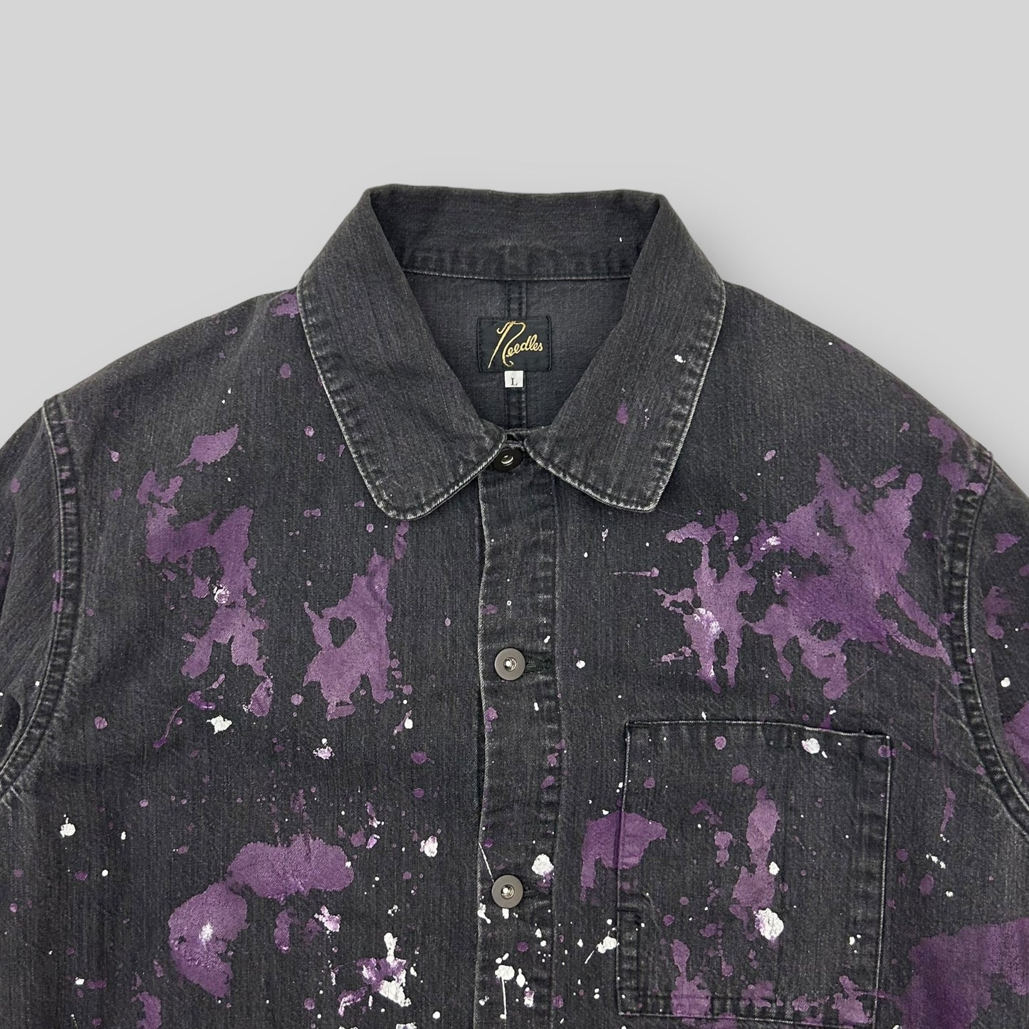 Needles Paint Splatter Coverall Jacket (Size L)