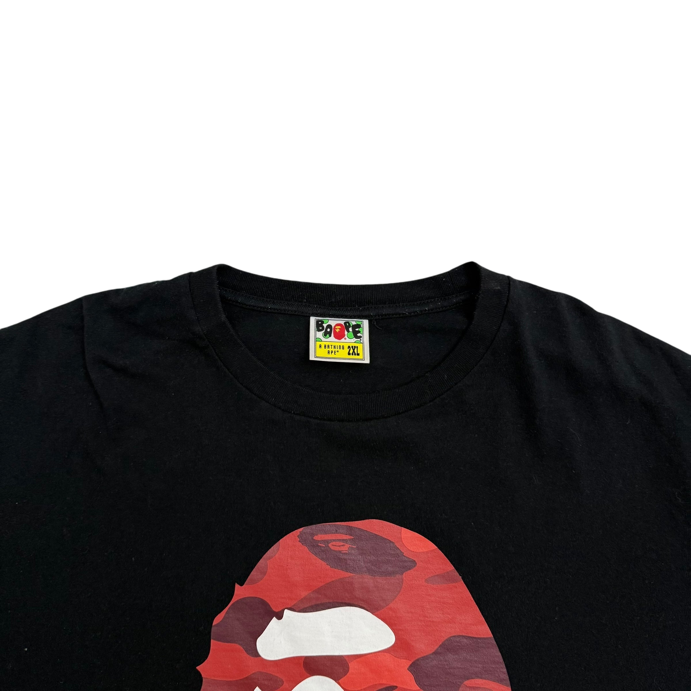 BAPE (A Bathing Ape) Colour Camo T-Shirt Black (Fits L-XL)