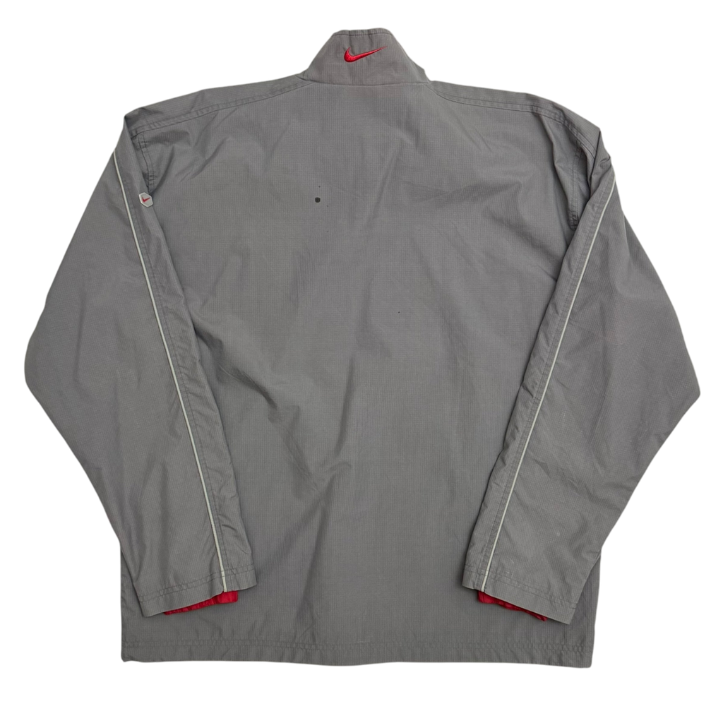 Nike Hex 00s Asymmetric Shoulder Zip Jacket Grey/Red (Size M)